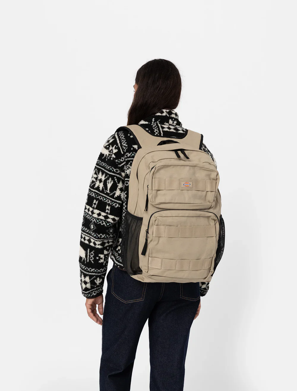 Dickies Unisex Duck Canvas Utility Backpack Desert Sand DK0A4YOFDS0 - Image 7