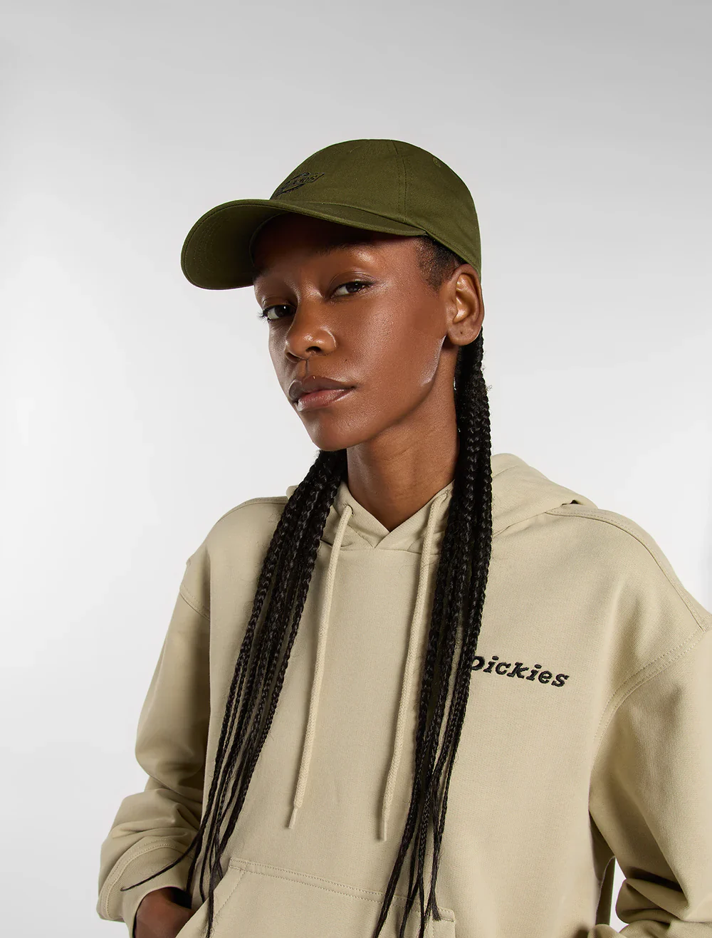 Dickies Unisex Essential Dad Baseball Cap Cypress DK0A4Z6NK72 - Image 4
