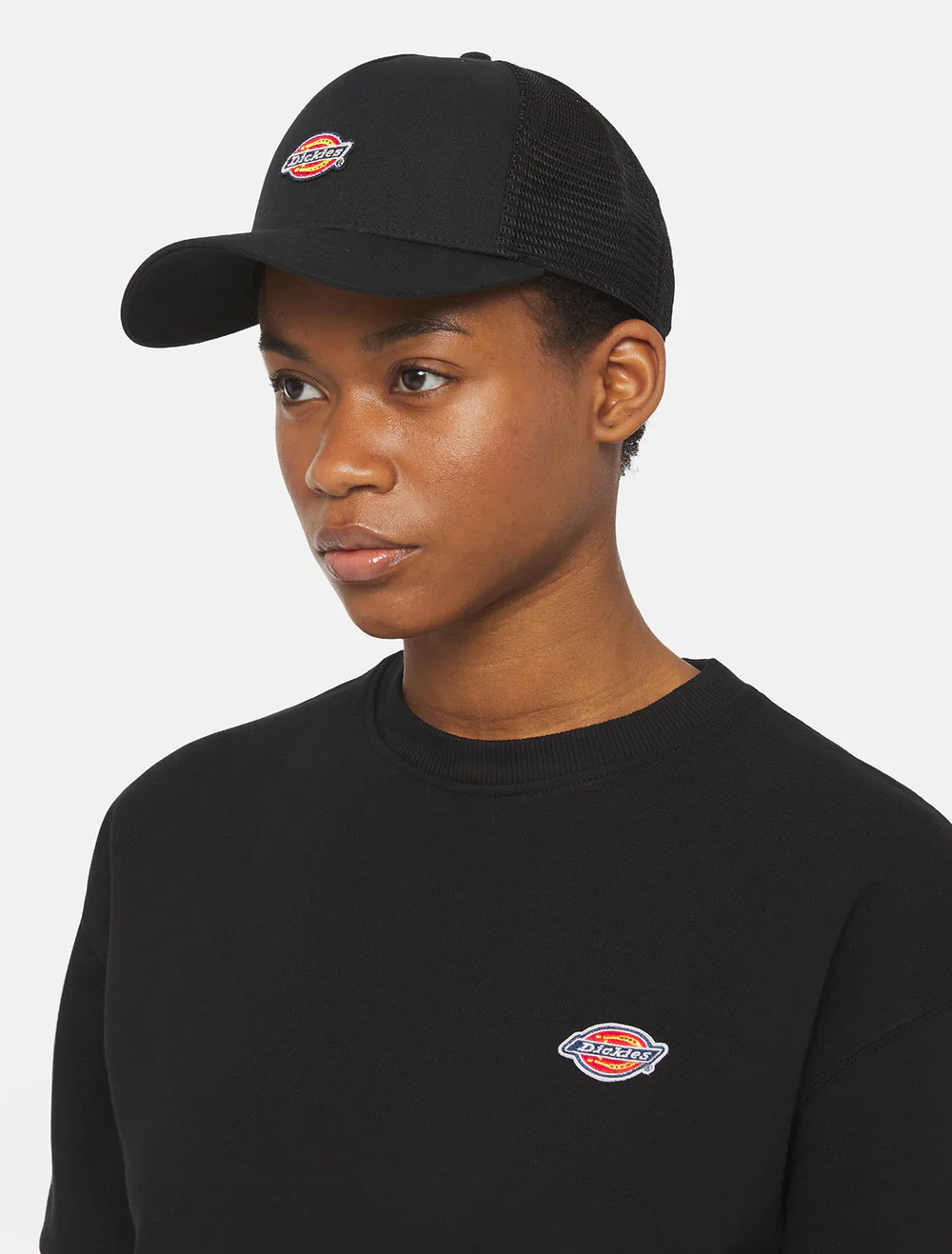 Dickies Unisex Hanston Trucker Cap Black DK0A4YV3BLK - Image 4