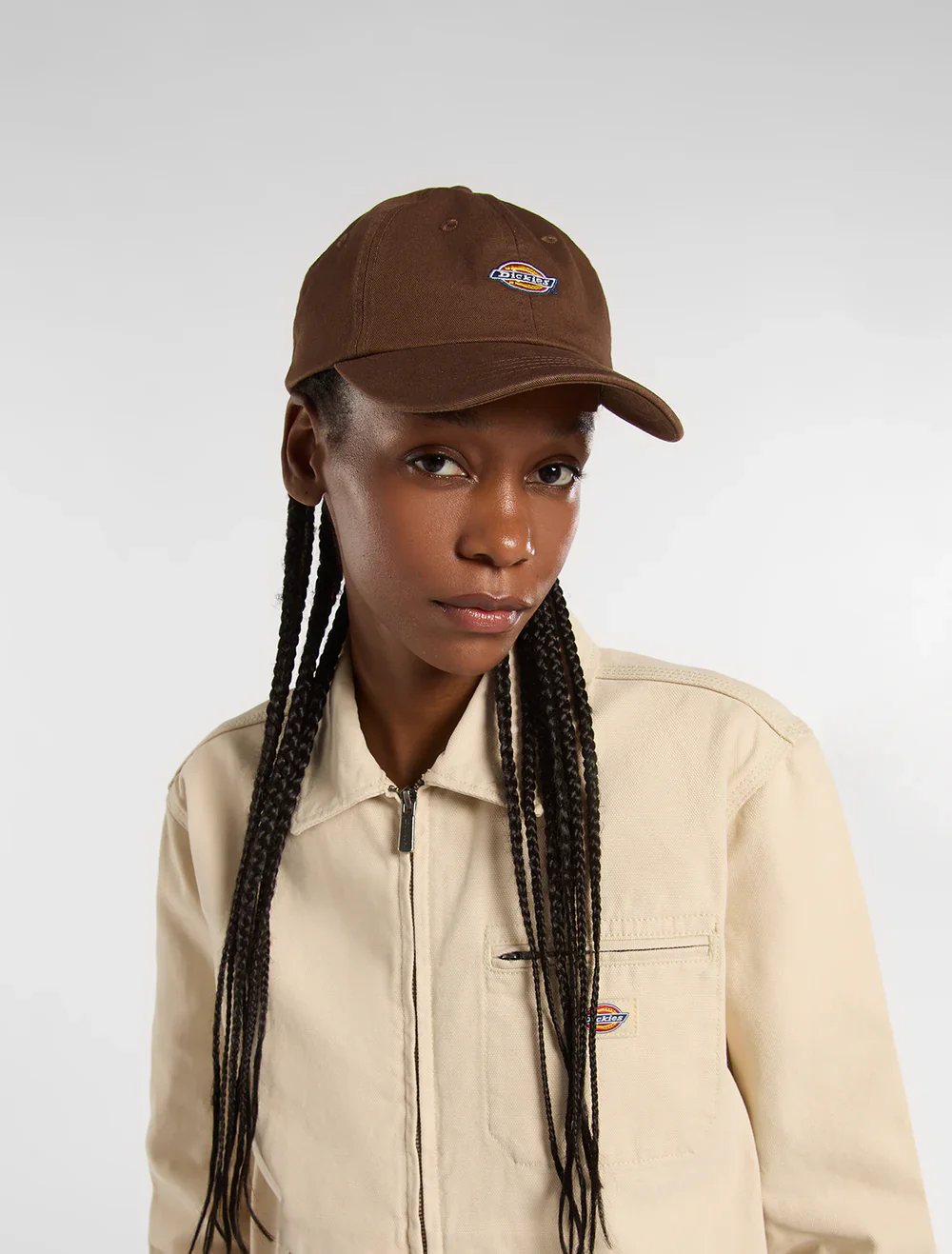 Dickies Unisex Hardwick Baseball Cap Timber Brown DK0A4TKV0TB - Image 4