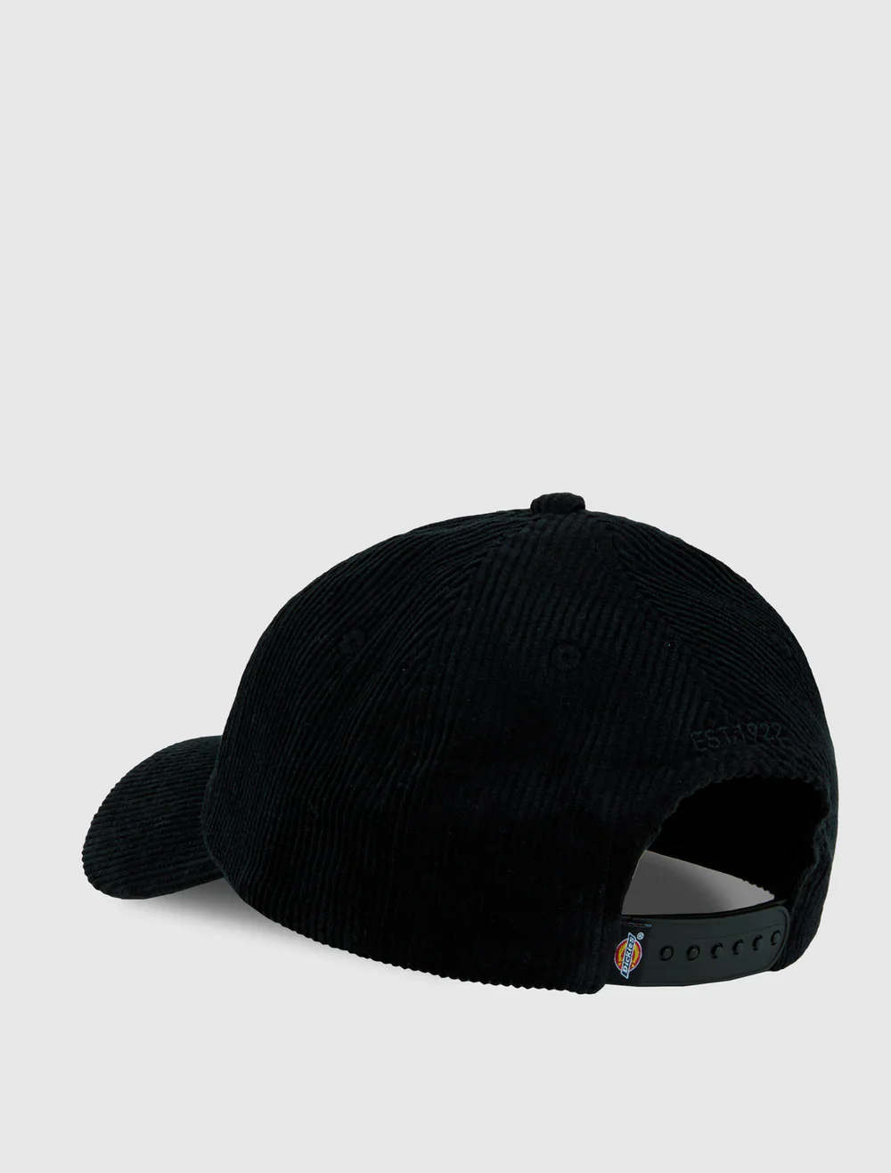 Dickies Unisex Hardwick Cord Baseball Cap Black DK0A4ZAYBLK - Image 2
