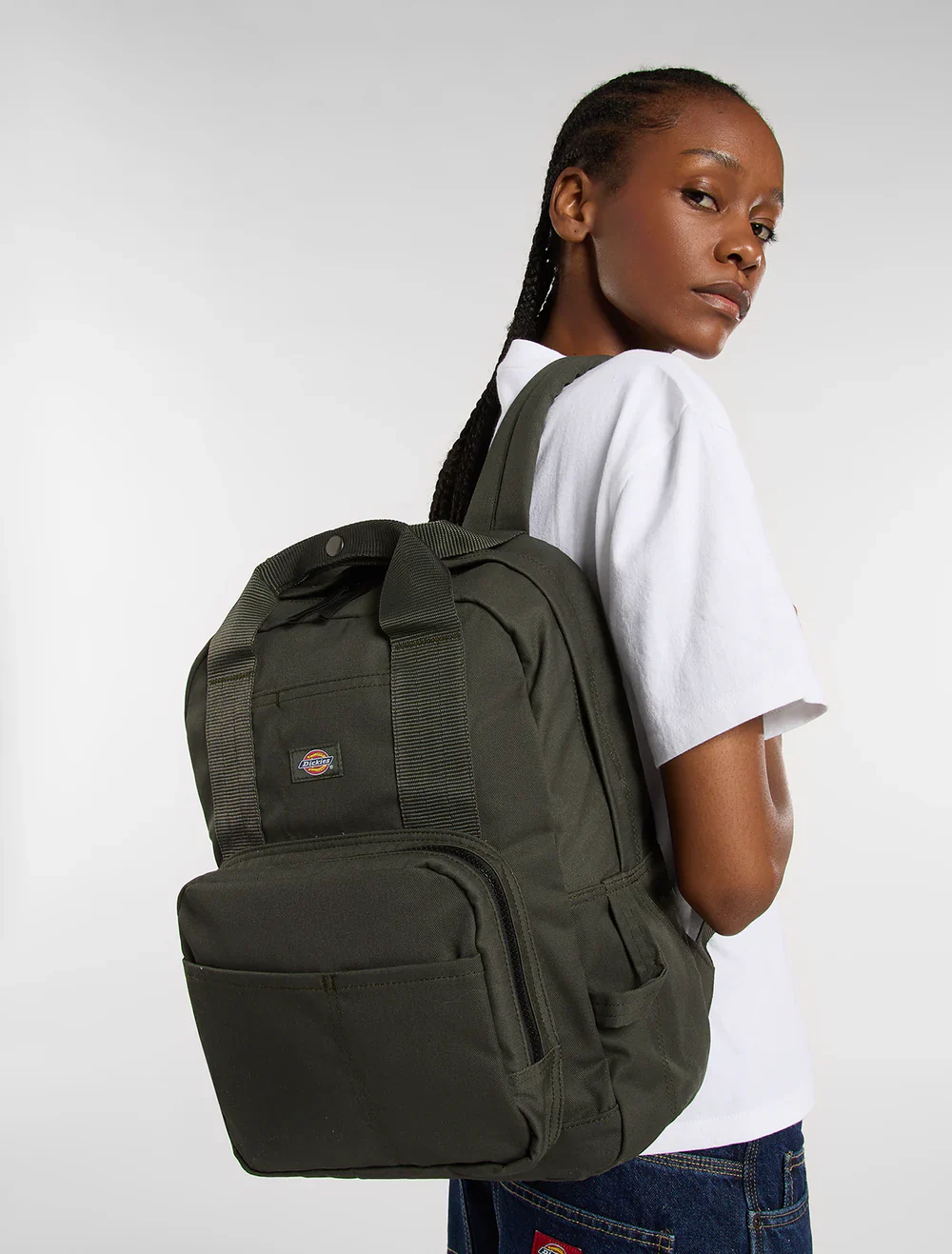 Dickies Unisex Lisbon Backpack Olive Green DK0A4X7F0OG - Image 7