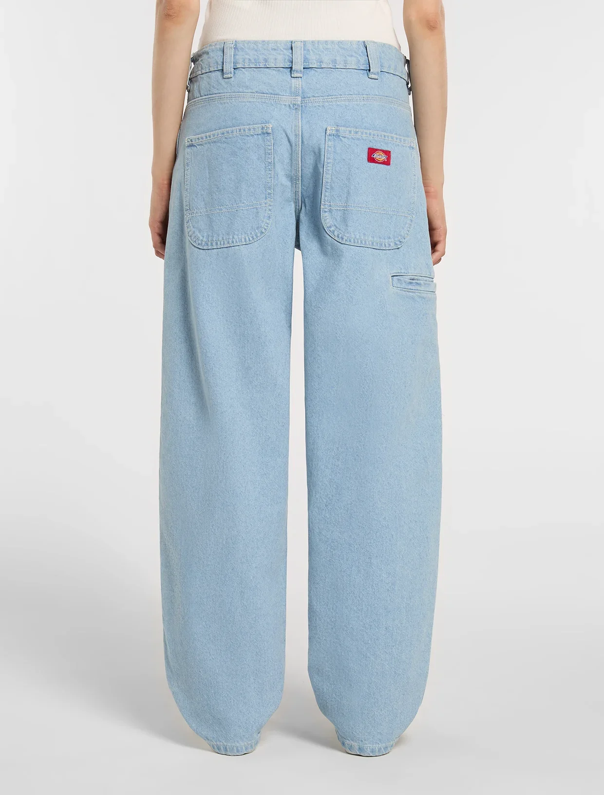 Dickies Women's 957 Loose Tapered Work Jeans Vintage Blue DK0A885JC151 - Image 2