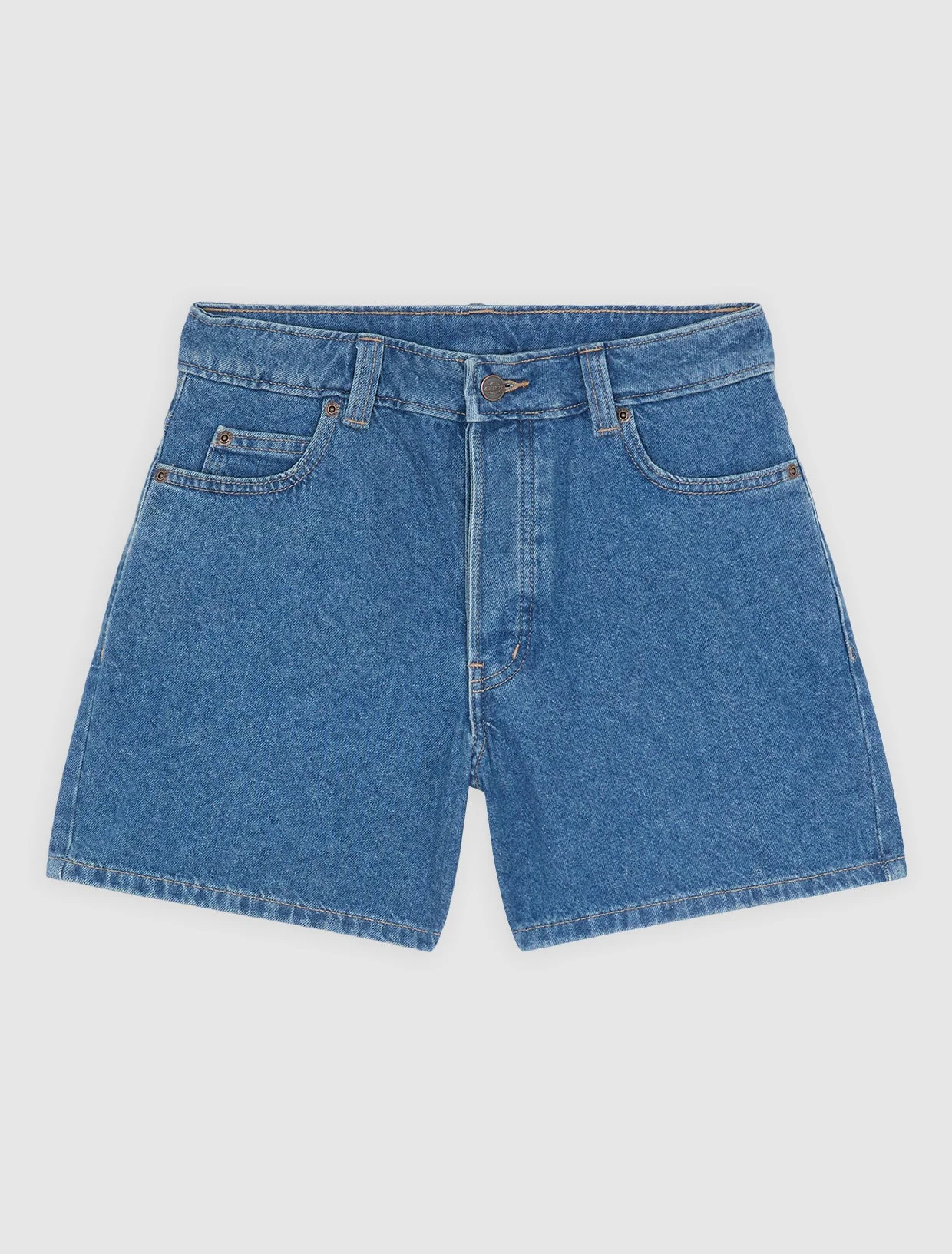 Dickies Women's 984 5-Inch High Waist Denim Shorts Classic Blue DK0A88QVCLB1 - Image 6