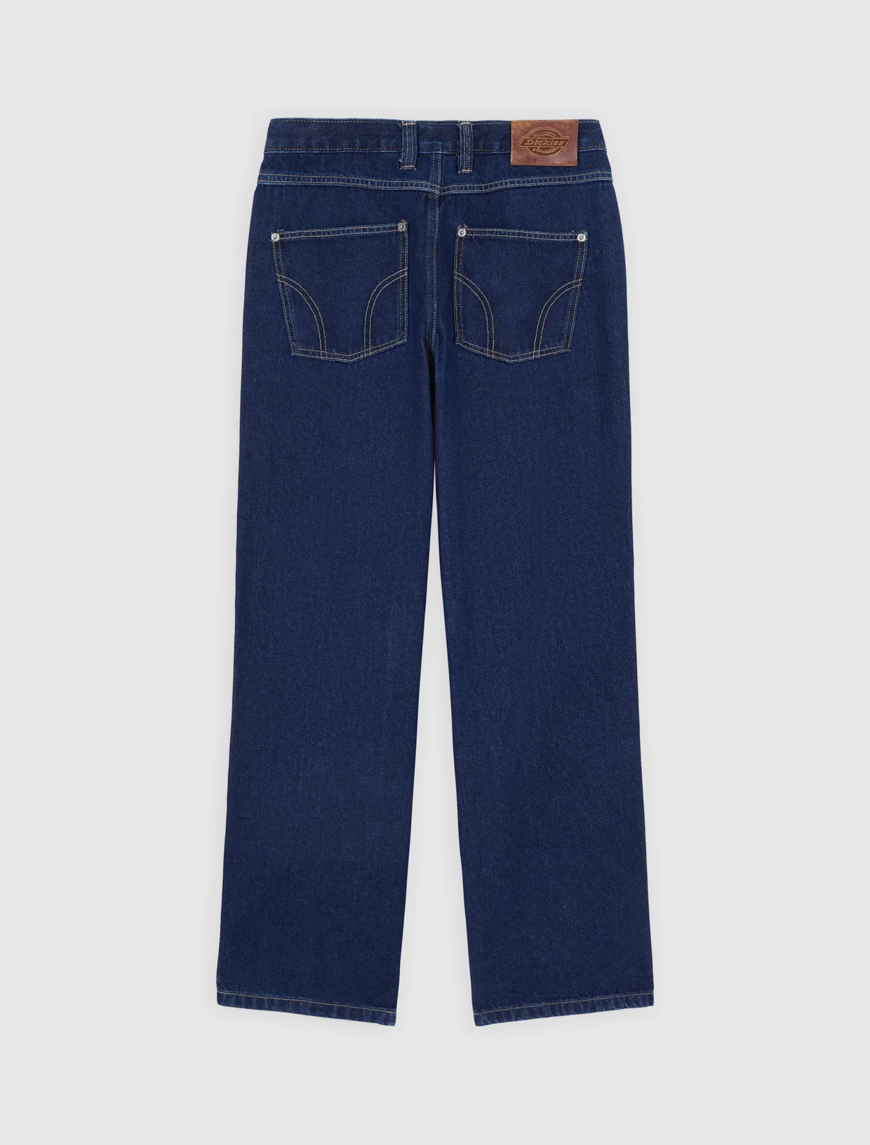 Dickies Women's Farner Relaxed Straight Jeans Dark Blue DK0A87NN0DD - Image 8