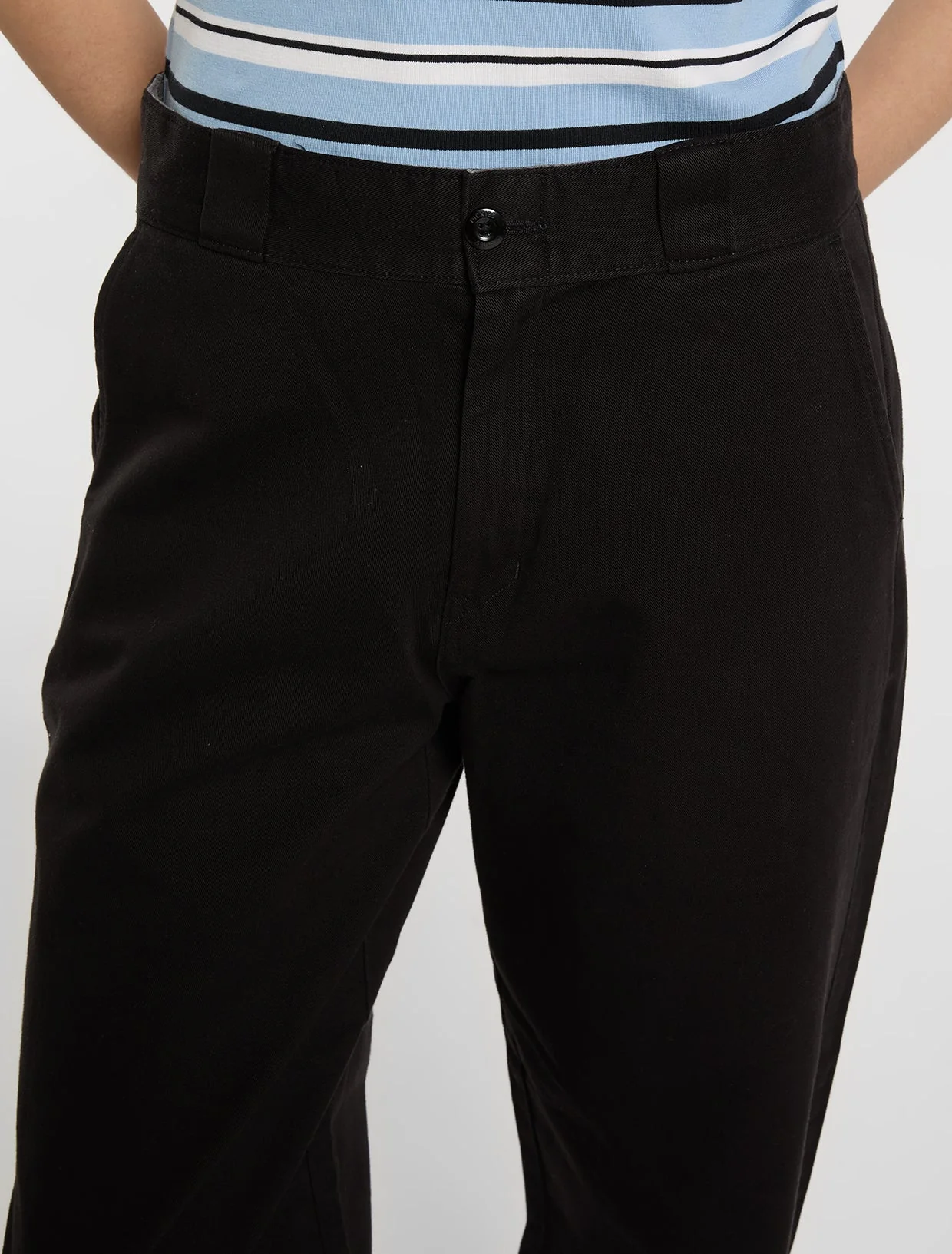 Dickies Women's Garment Dyed Loose Pants Black DK0A8DLHBLK - Image 5