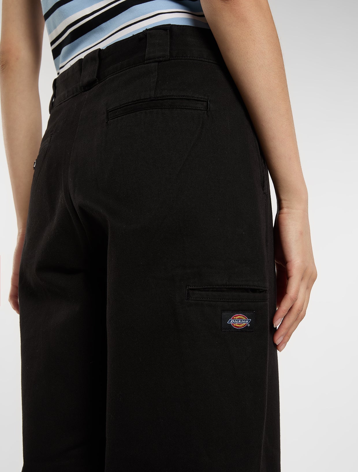Dickies Women's Garment Dyed Loose Pants Black DK0A8DLHBLK - Image 6