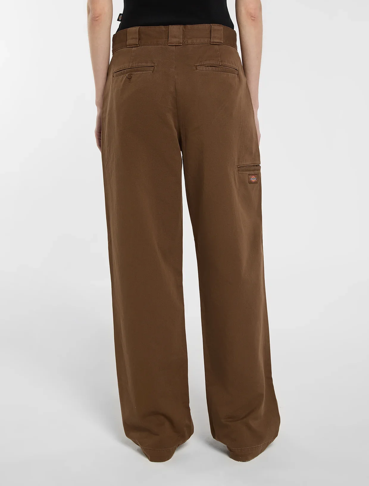Dickies Women's Garment Dyed Loose Pants Timber Brown DK0A8DLH0TB1 - Image 2