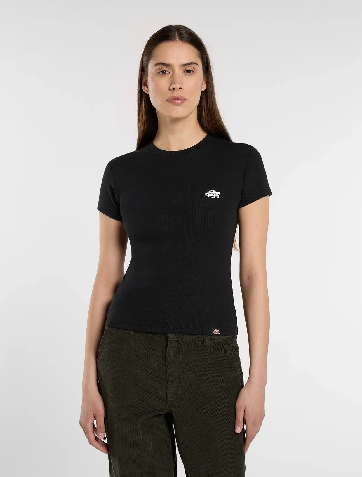 Dickies Women's Gladeville Mid Weight T-Shirt Black DK0A87QBBLK1