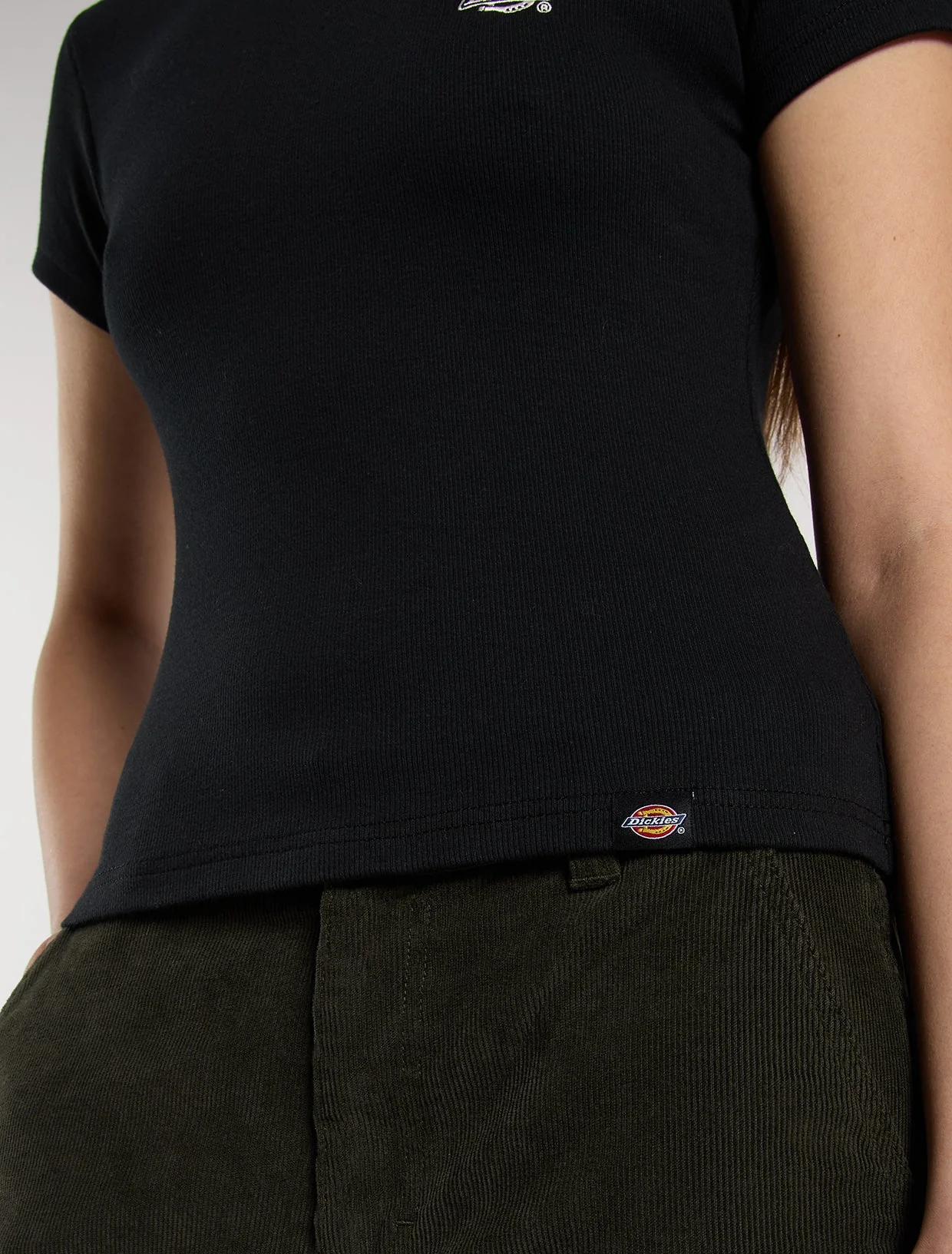 Dickies Women's Gladeville Mid Weight T-Shirt Black DK0A87QBBLK1 - Image 5