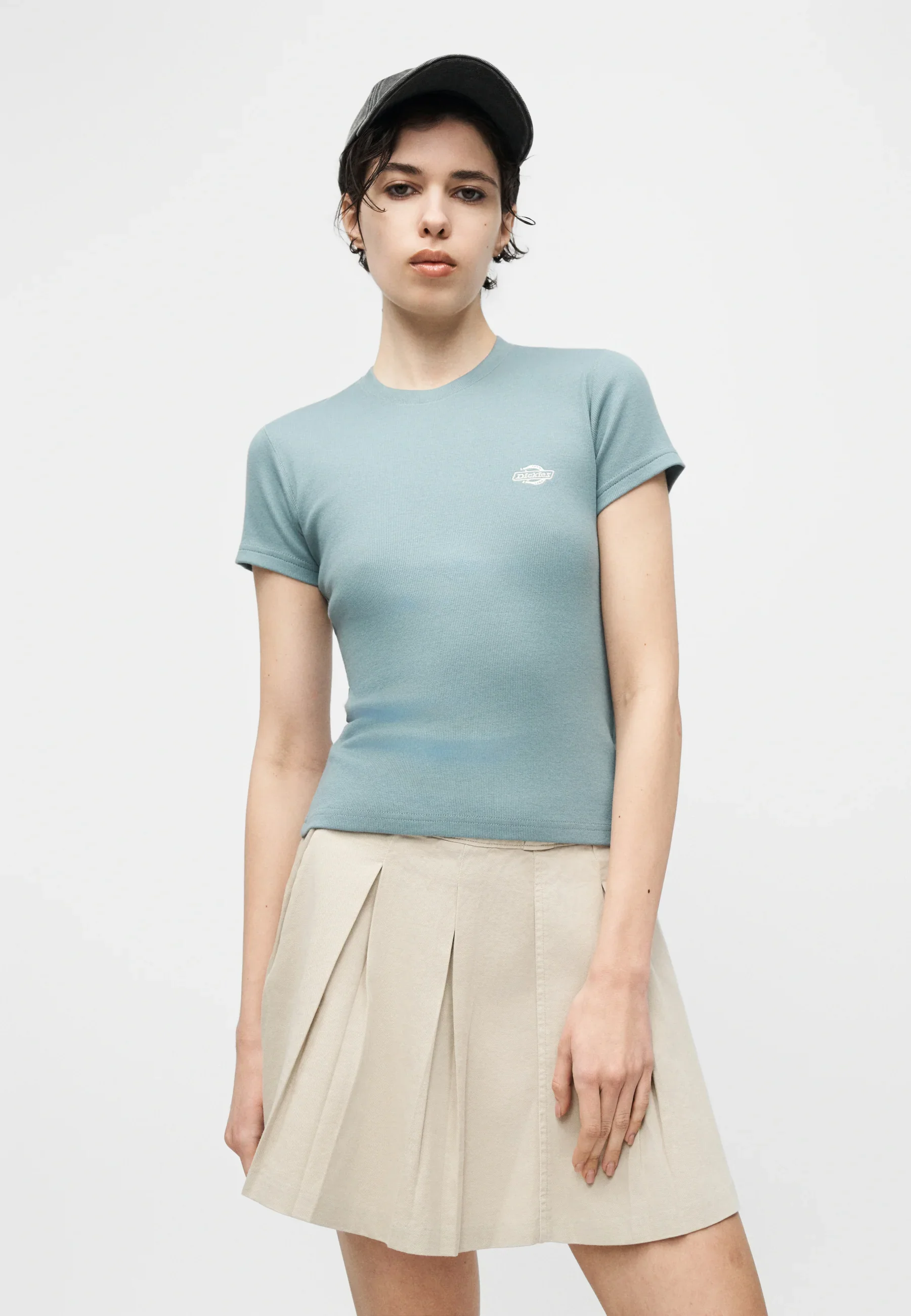 Dickies Women's Gladeville Mid Weight T-Shirt Stormy Sea DK0A87QBL371 - Image 2