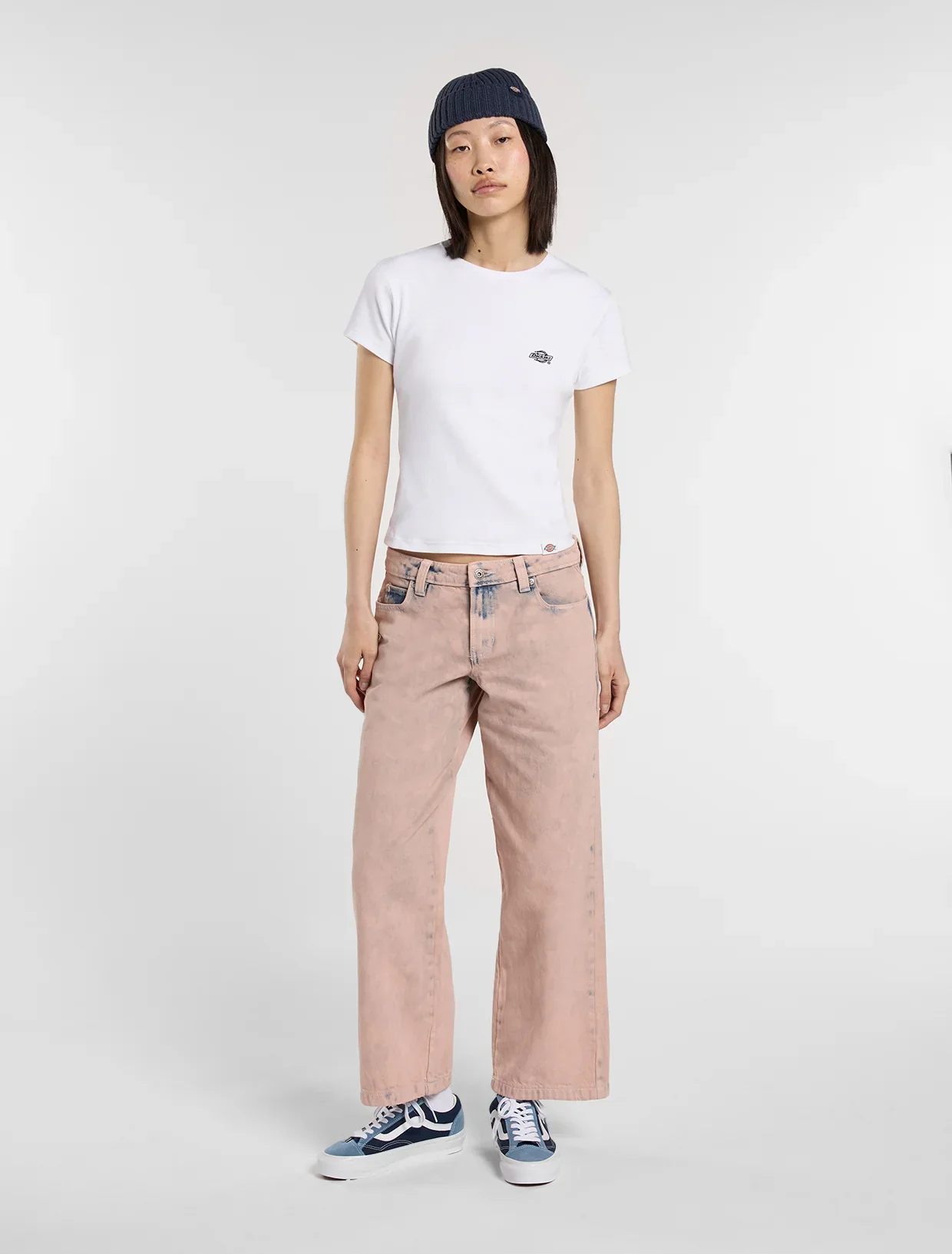 Dickies Women's Gladeville Mid Weight T-Shirt White DK0A87QB0WH1 - Image 3