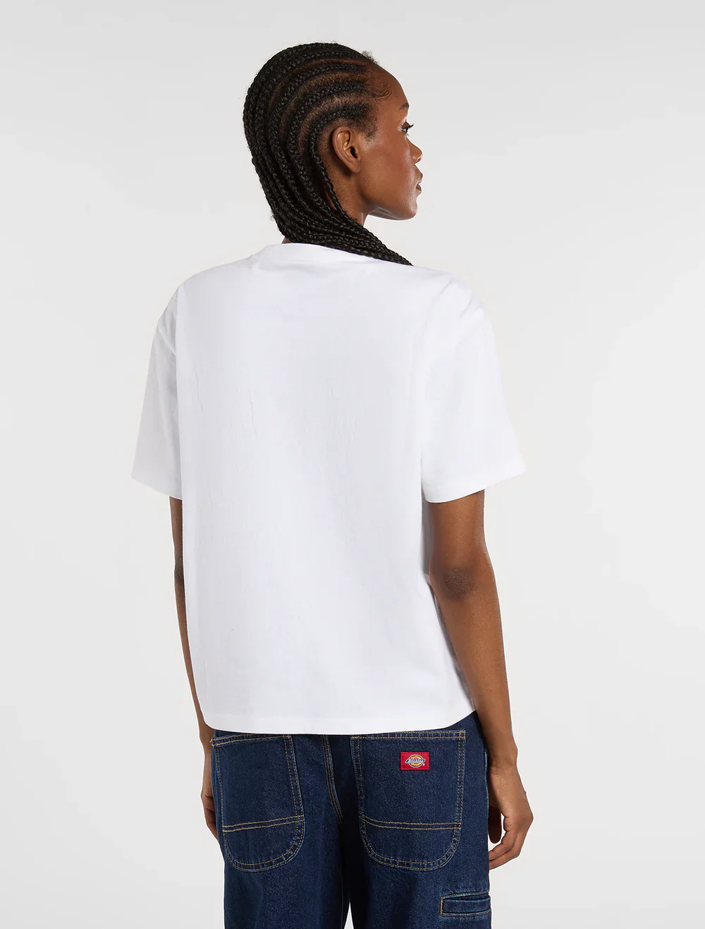 Dickies Women's Icon Medium Weight T-shirt White DK0A888J0WH - Image 2