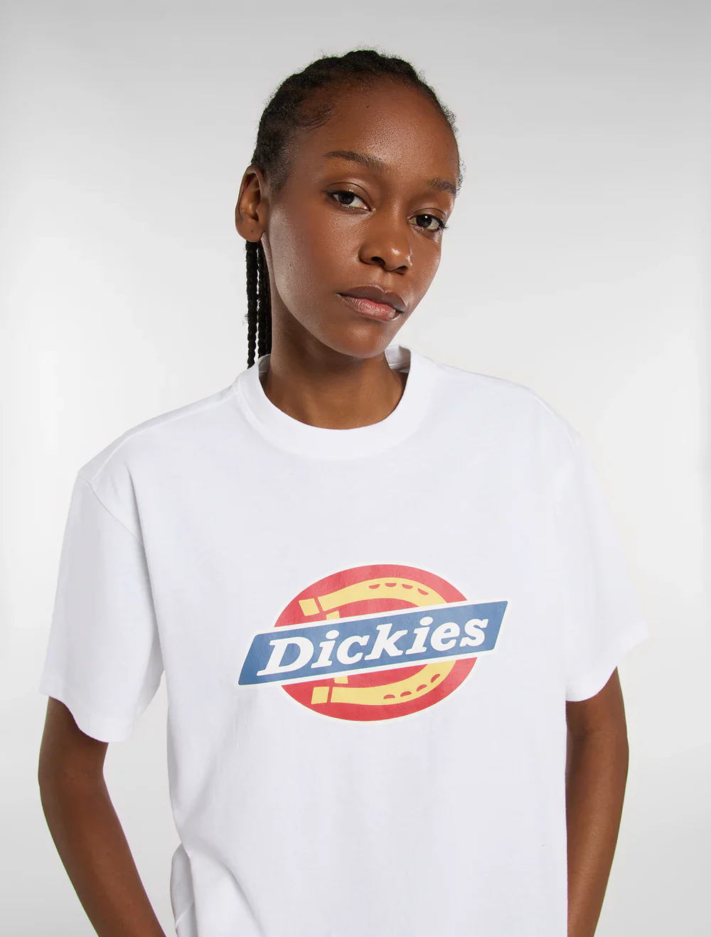 Dickies Women's Icon Medium Weight T-shirt White DK0A888J0WH - Image 3