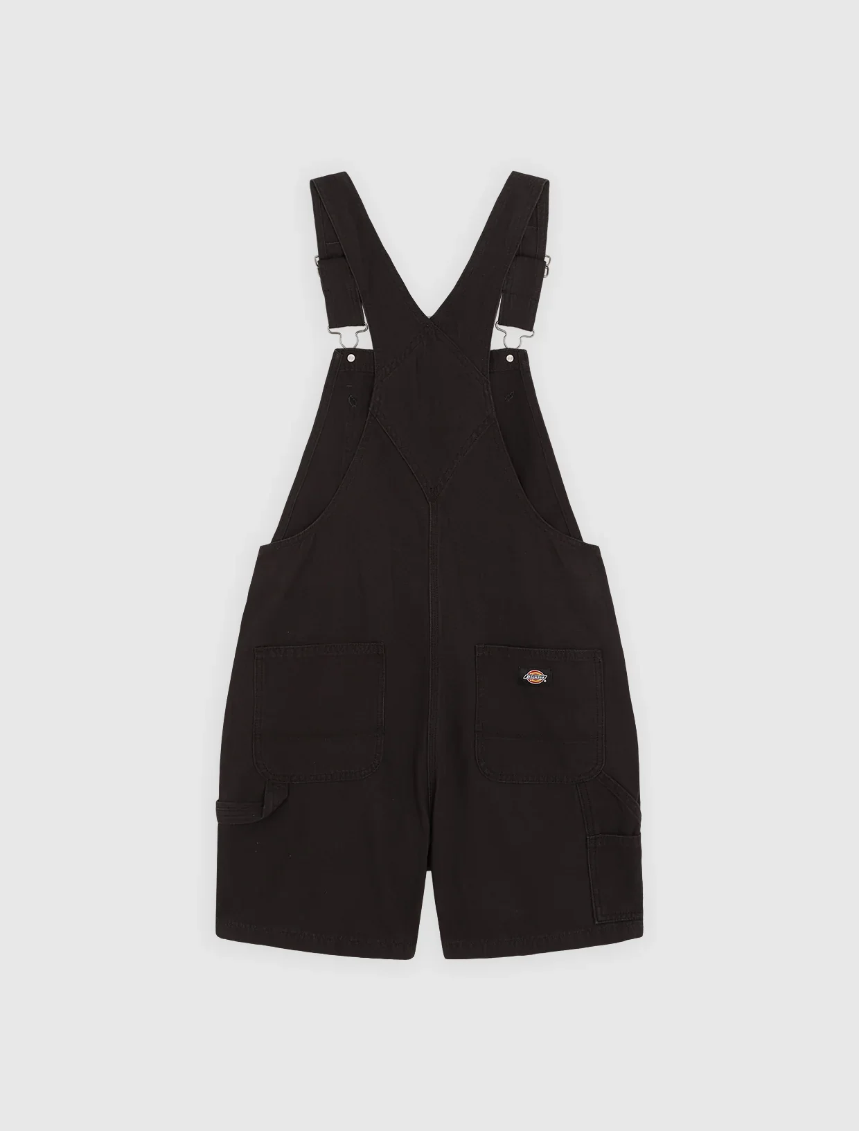 Dickies Women's Lightweight Canvas Short Bib Black DK0A885GBLK - Image 8