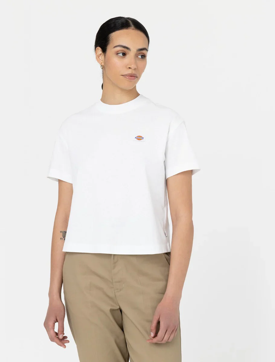 Dickies Women's Oakport Light Weight T-Shirt White DK0A4Y8LWHX
