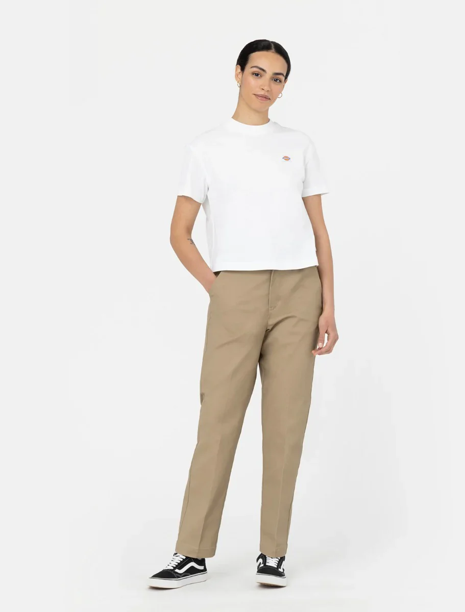 Dickies Women's Oakport Light Weight T-Shirt White DK0A4Y8LWHX - Image 3