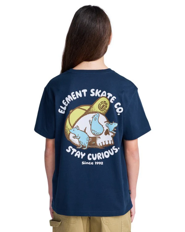 Element Kids Curious Y T-Shirt Eclipse Navy ELBZT00252-ECN - Image 2