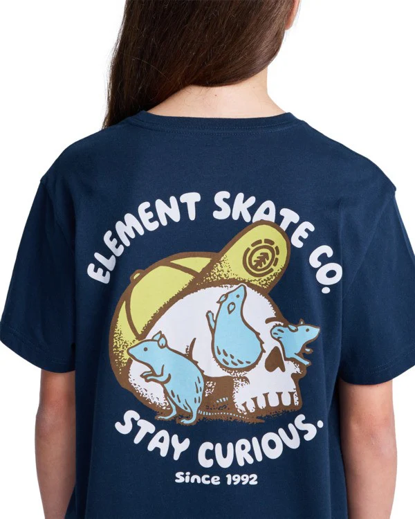 Element Kids Curious Y T-Shirt Eclipse Navy ELBZT00252-ECN - Image 5