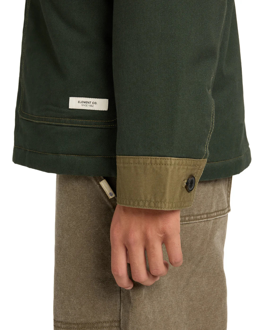 Element Men's Crossroads Patchwork Padded Overshirt Multicolor ELYJK00284-KSQE - Image 3
