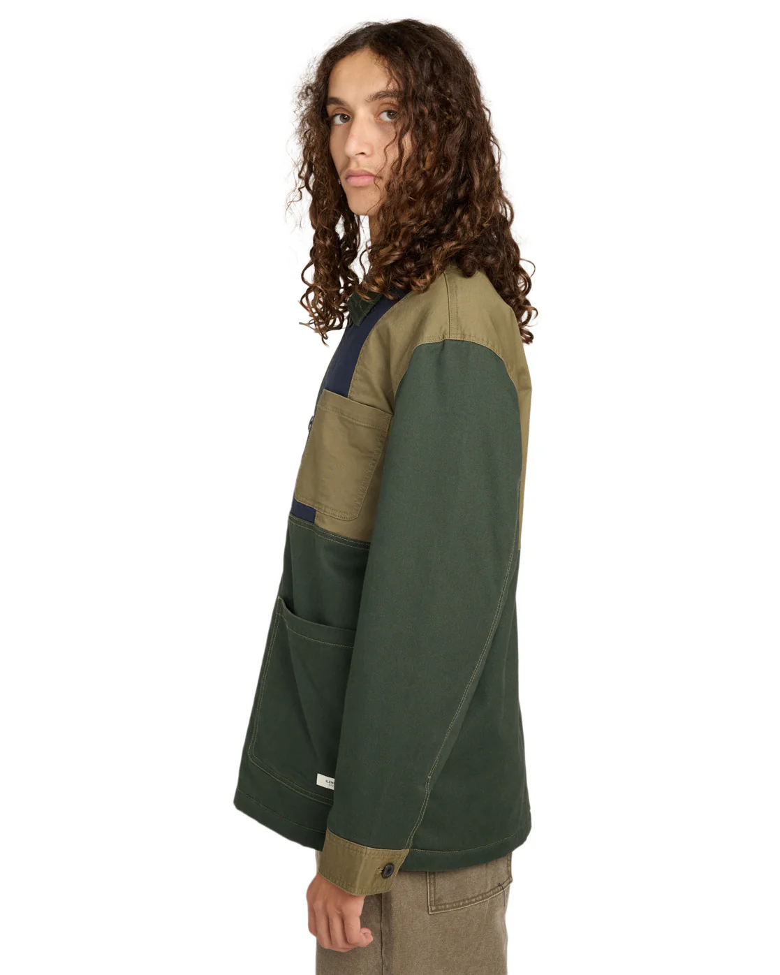 Element Men's Crossroads Patchwork Padded Overshirt Multicolor ELYJK00284-KSQE - Image 7