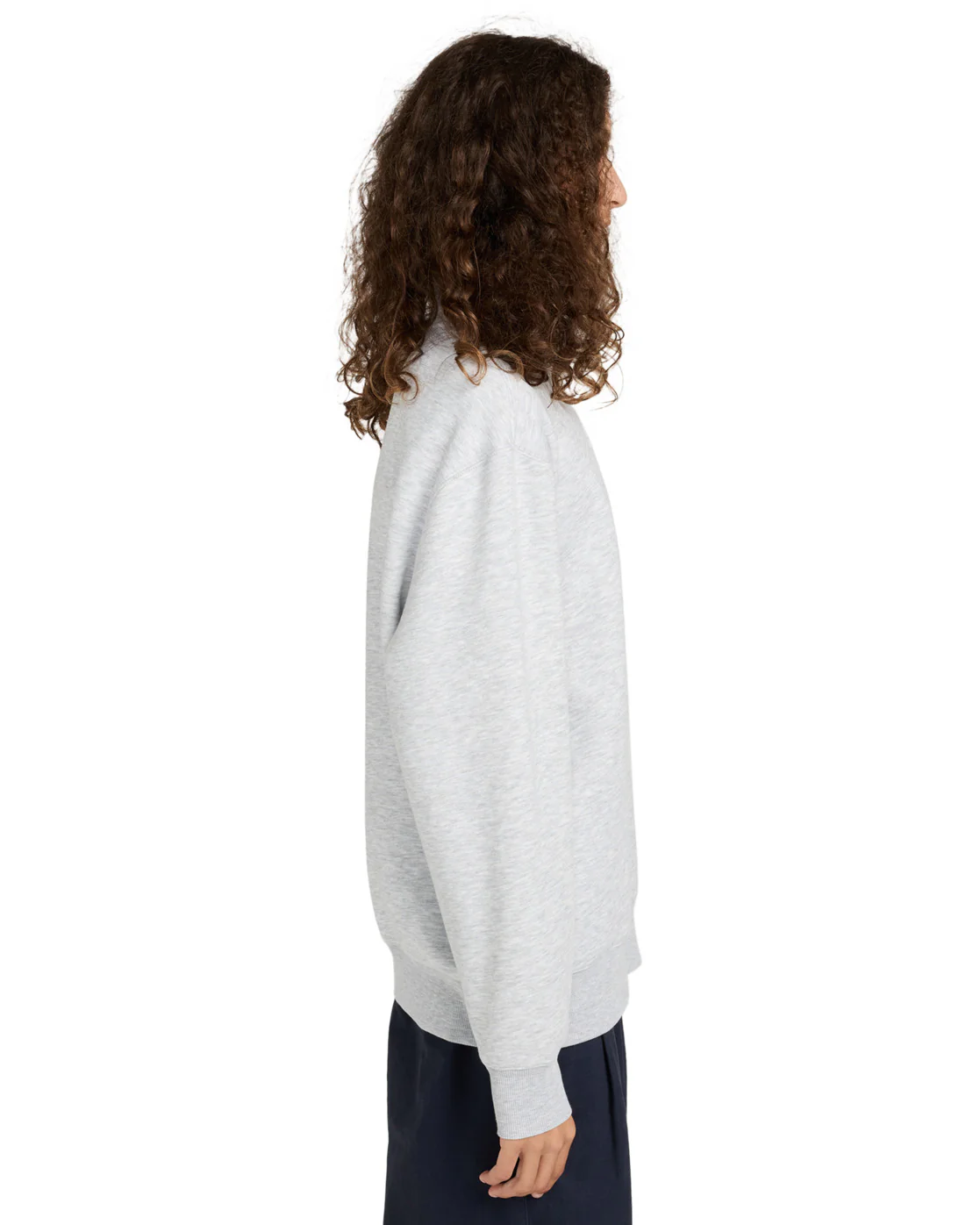 Element Men's Element Co Quarter Zip Sweatshirt Mid Grey Heather ELYFT00178-SGBH - Image 4