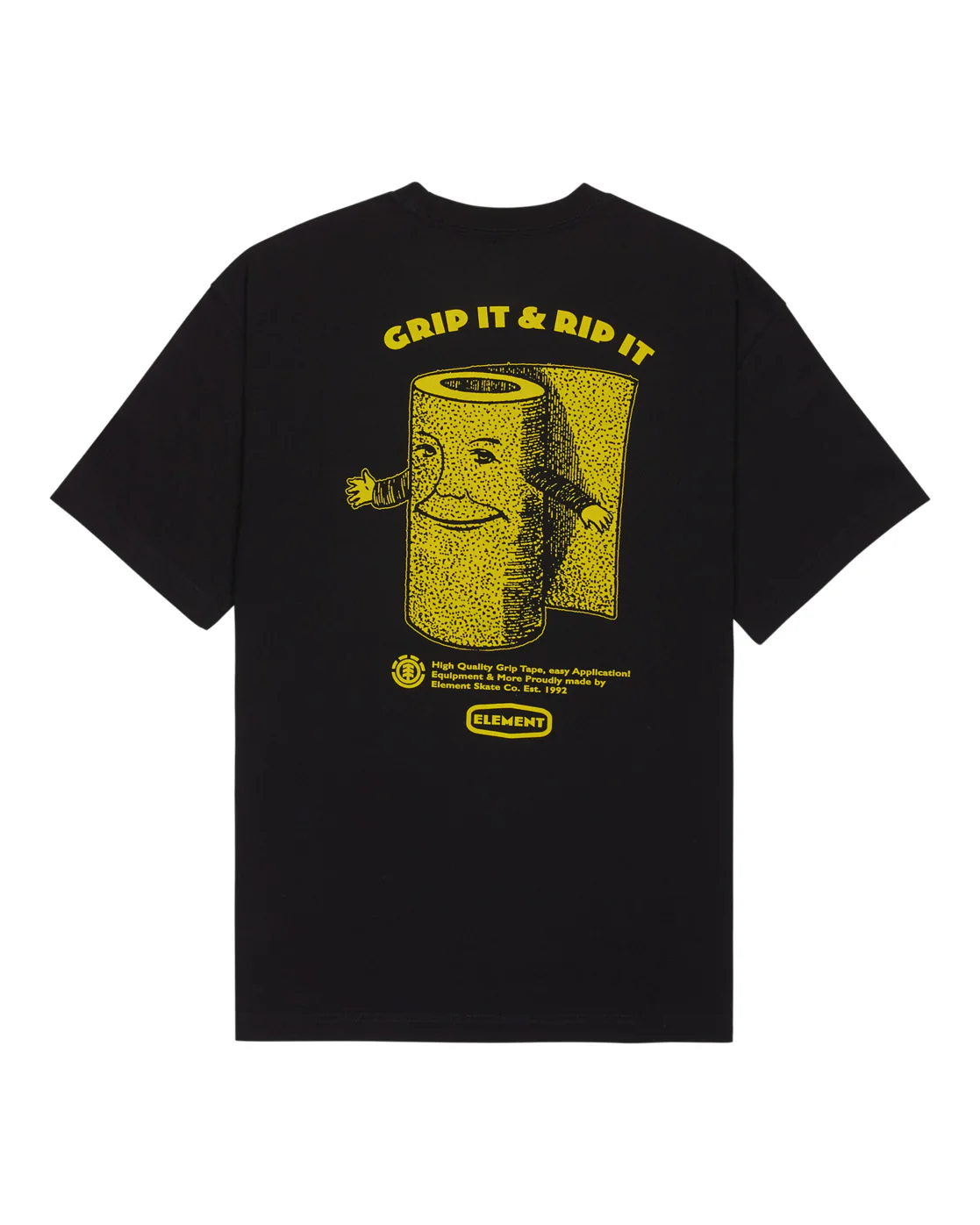 Element Men's Grip It T-Shirt Flint Black ELYZT00567-FBK - Image 6