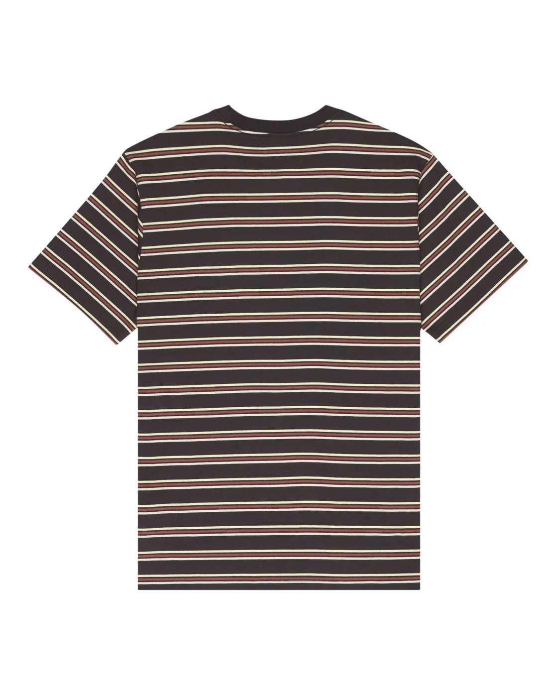 Element Men's Icon Embroidery Short Sleeve T-Shirt Washed Stripes Offblack ELYKT00168-KTA3 - Image 2