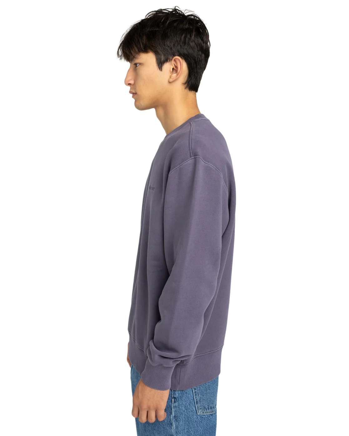 Element Men's Lowcase Pigment Crew Sweatshirt Graystone ELYFT00172-KRB0 - Image 3