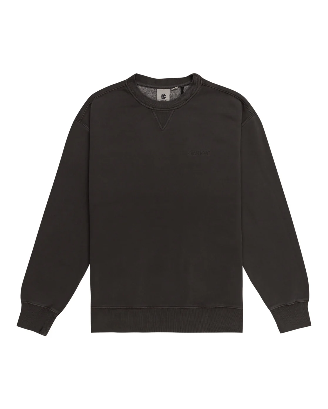 Element Men's Lowcase Pigment Crew Sweatshirt Off Black ELYFT00172-KTA0 - Image 5