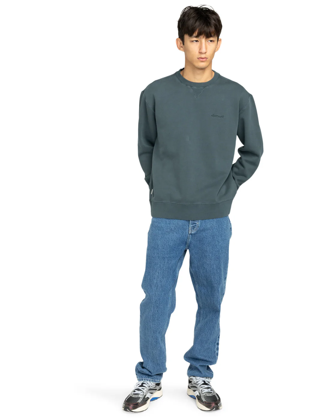 Element Men's Lowcase Pigment Sweatshirt Magical Forest ELYFT00172-BTG0 - Image 5