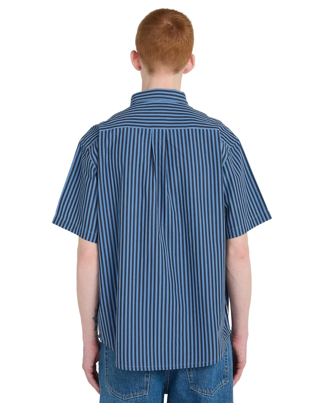 Element Men's Regular Button Down Short Sleeve Shirt Riviera/Offblack ELYWT00196-BLC3 - Image 2