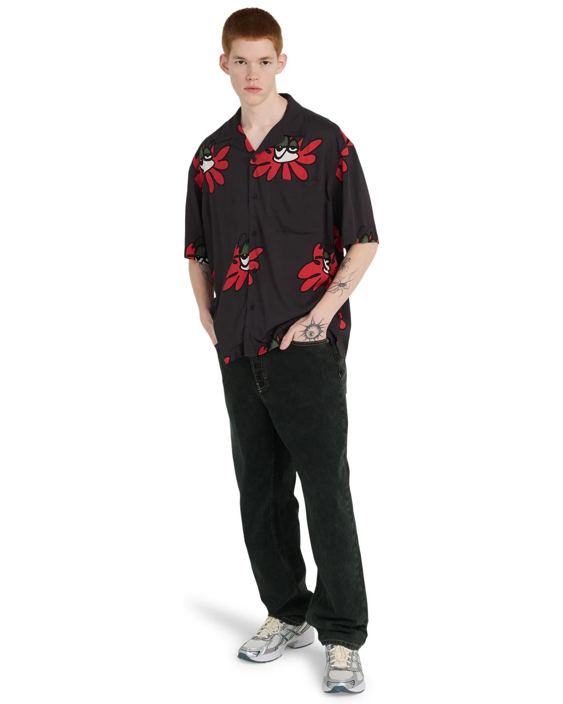 Element Men's Relax Resort Short Sleeve Shirt Poppies ELYWT00203-KVD7 - Image 5