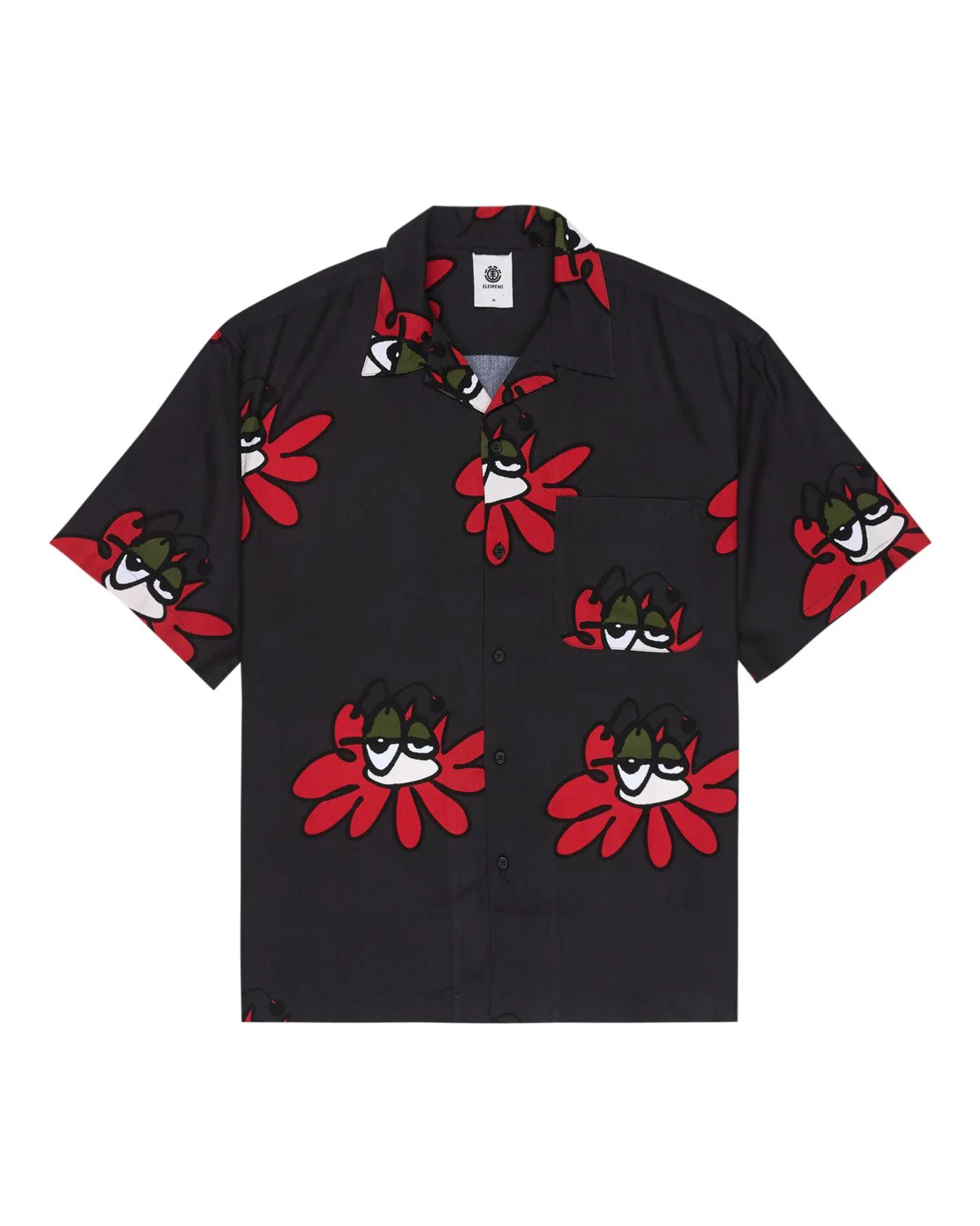 Element Men's Relax Resort Short Sleeve Shirt Poppies ELYWT00203-KVD7 - Image 6