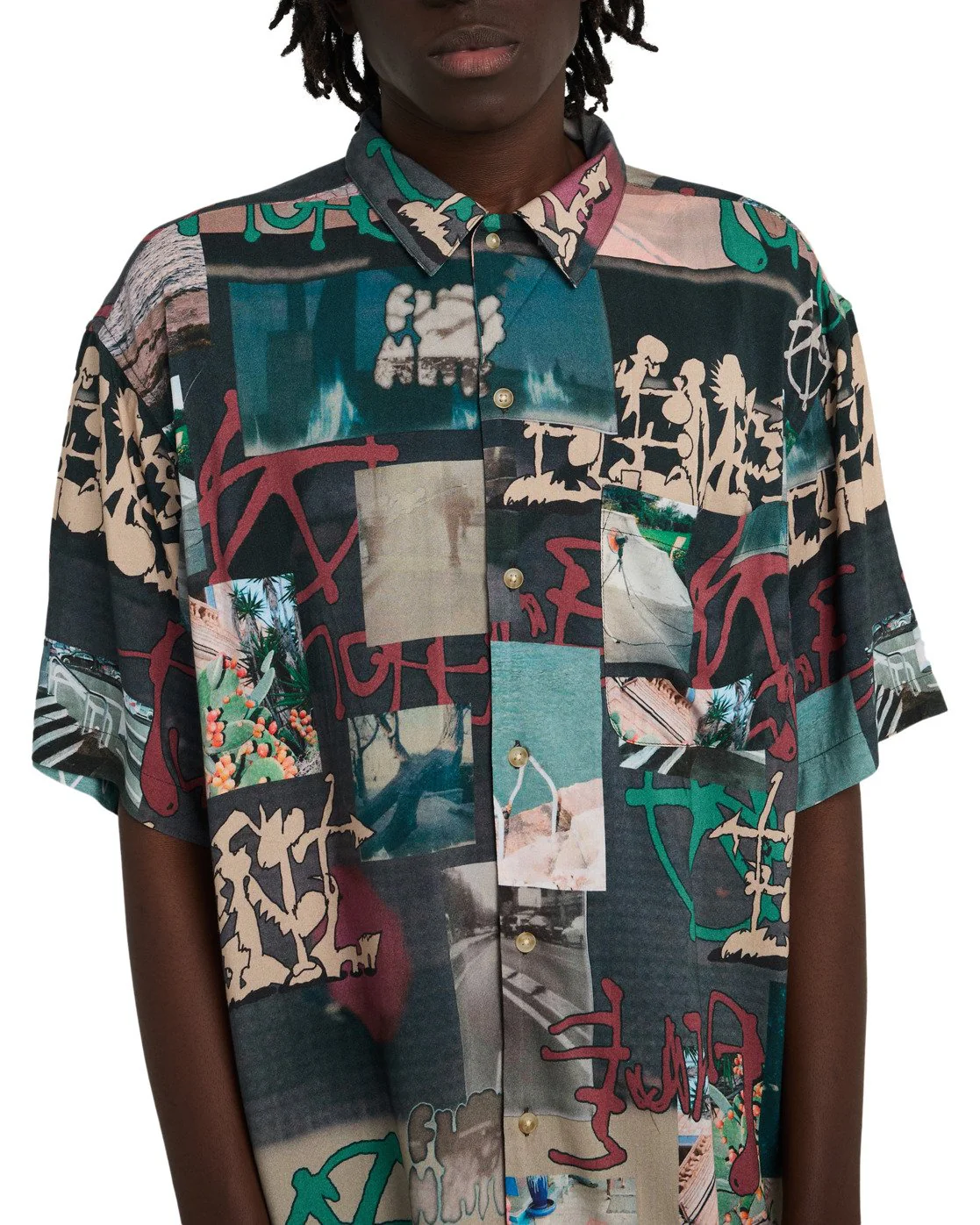 Element Men's Relax Resort Short Sleeve Shirt Scenes ELYWT00203-CLM6 - Image 4