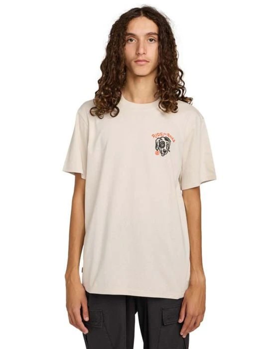 Element Men's Timber Hobos T-Shirt Oat Milk ELYZT00582-TEG0