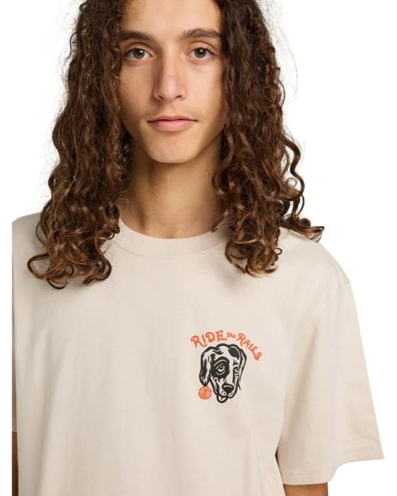 Element Men's Timber Hobos T-Shirt Oat Milk ELYZT00582-TEG0 - Image 4