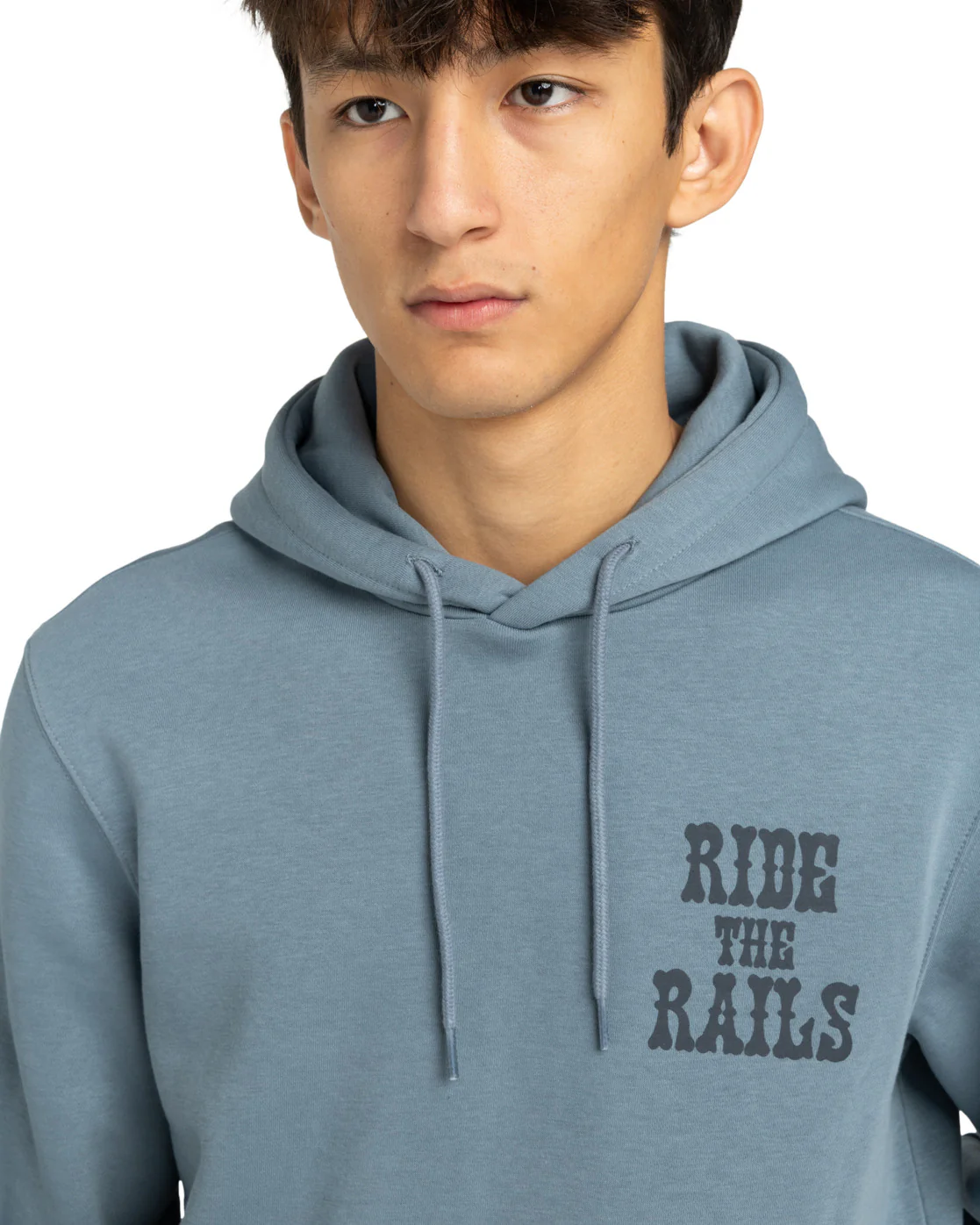 Element Men's Timber On Track Po Hoodie Blue Mirage ELYSF00316-BMK0 - Image 3