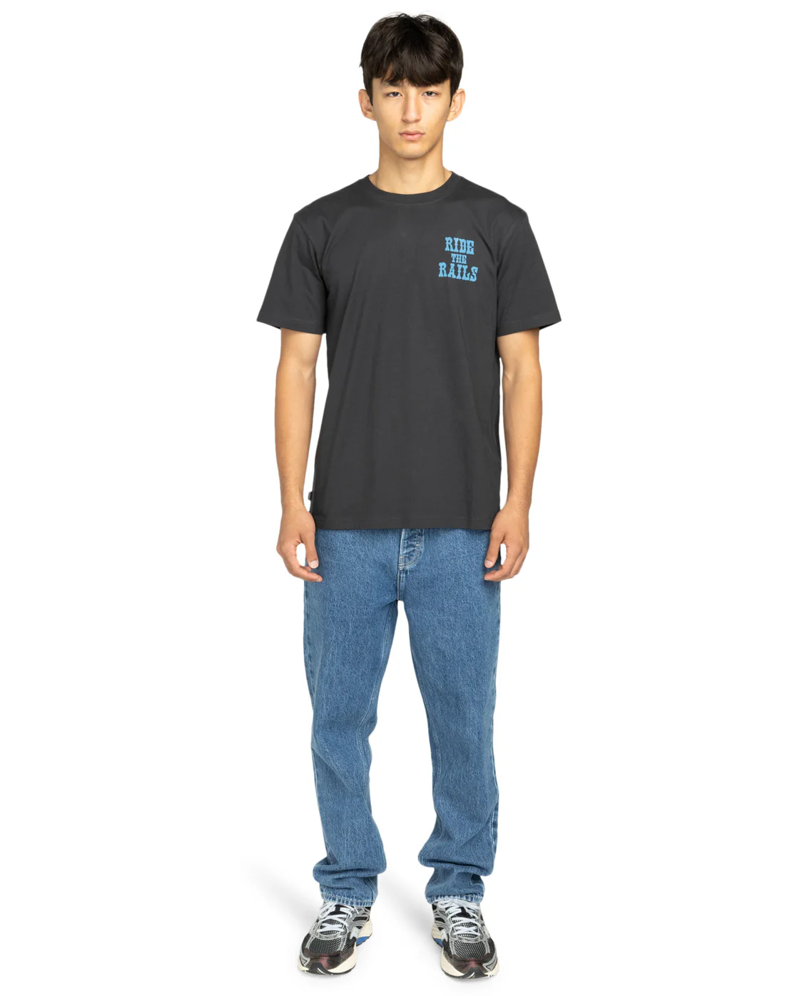 Element Men's Timber On Track Short Sleeve T-Shirt Off Black ELYZT00575-KTA0 - Image 4