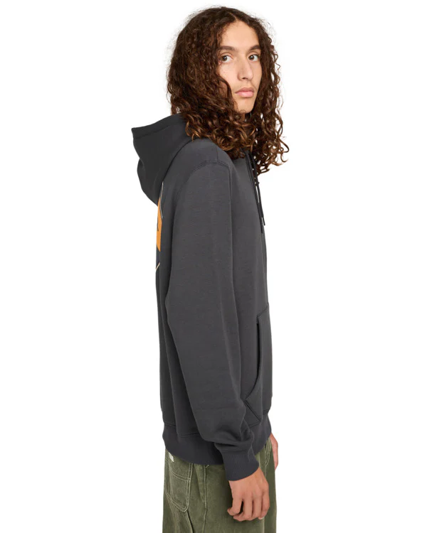 Element Men's Timber Signs Po Hoodie Off Black ELYSF00313-KTA0 - Image 3