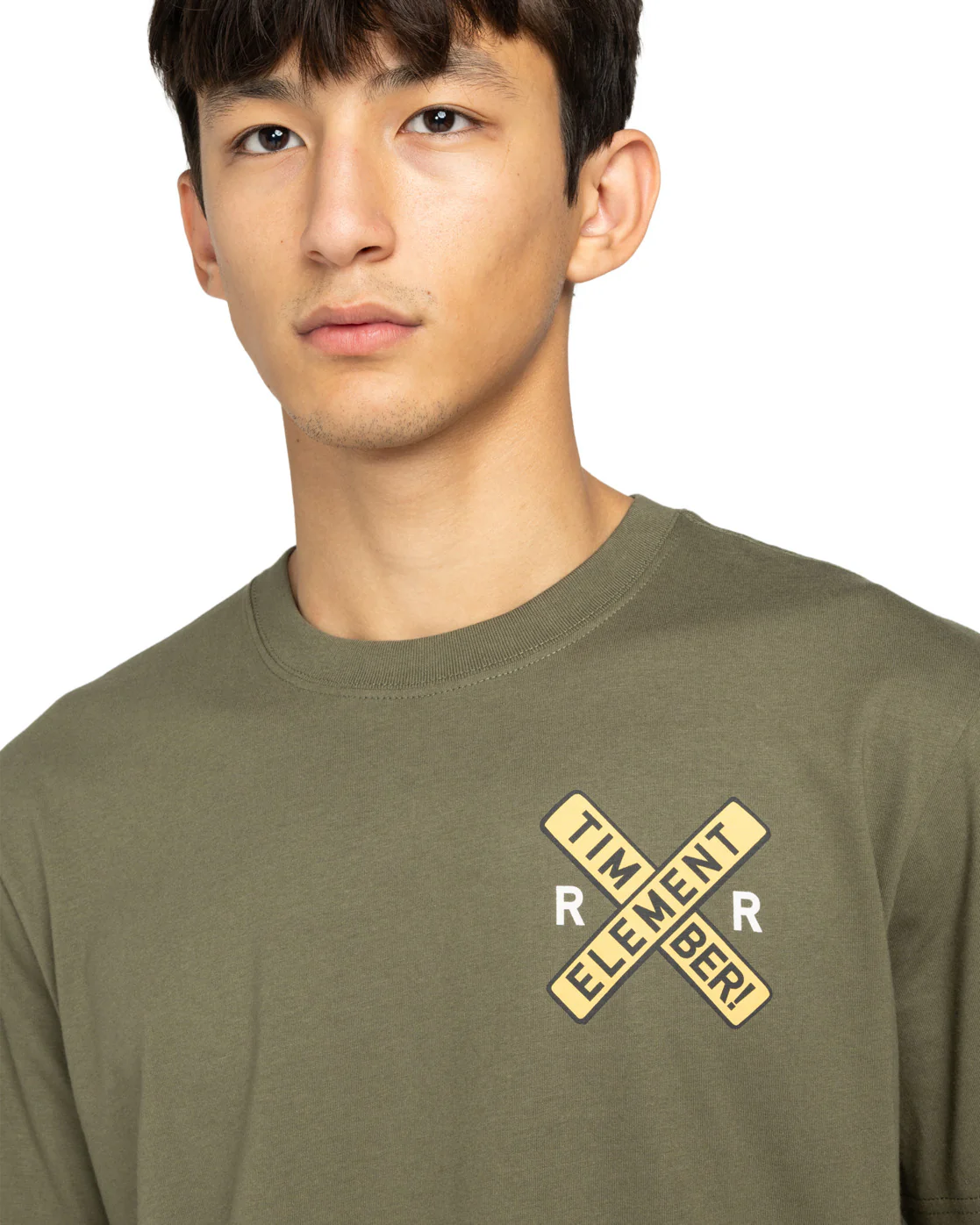 Element Men's Timber Signs Short Sleeve T-Shirt Kalamata ELYZT00586_GZH0 - Image 4