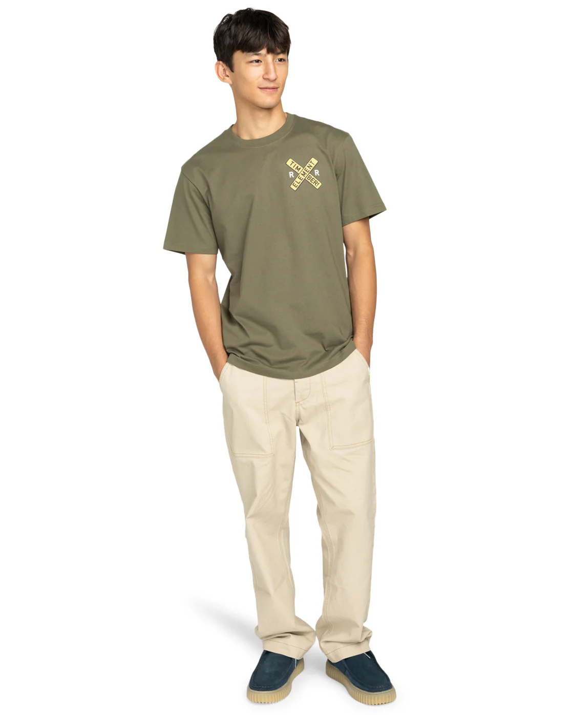 Element Men's Timber Signs Short Sleeve T-Shirt Kalamata ELYZT00586_GZH0 - Image 6
