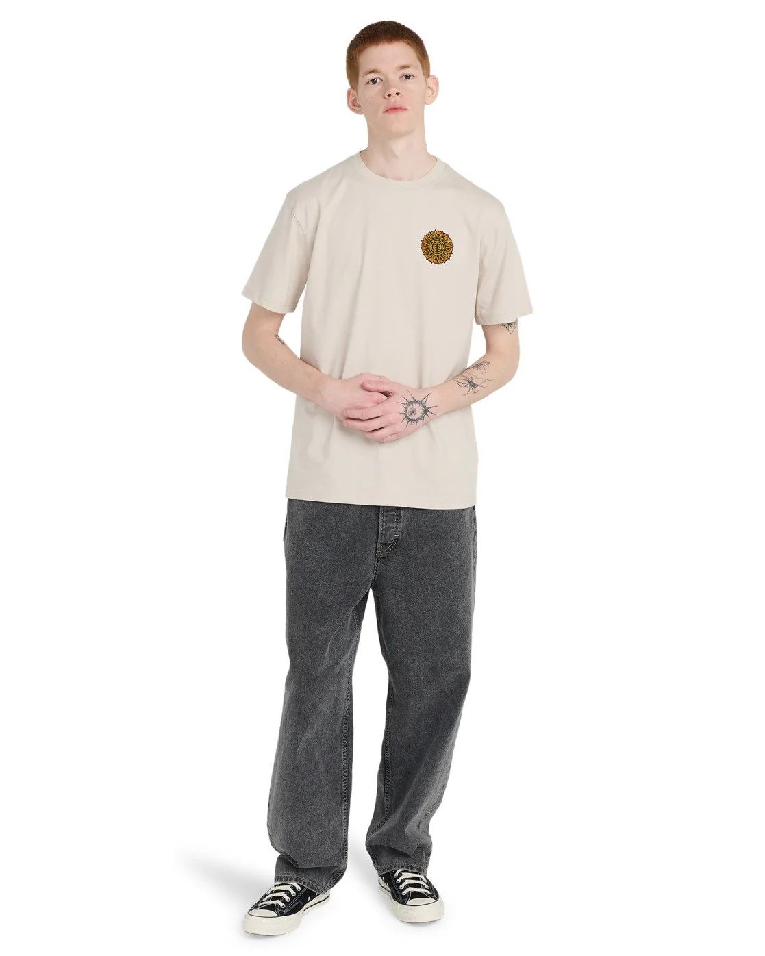 Element Men's Timber The Light Short Sleeve T-Shirt Oat Milk ELYZT00653-TEG0 - Image 4