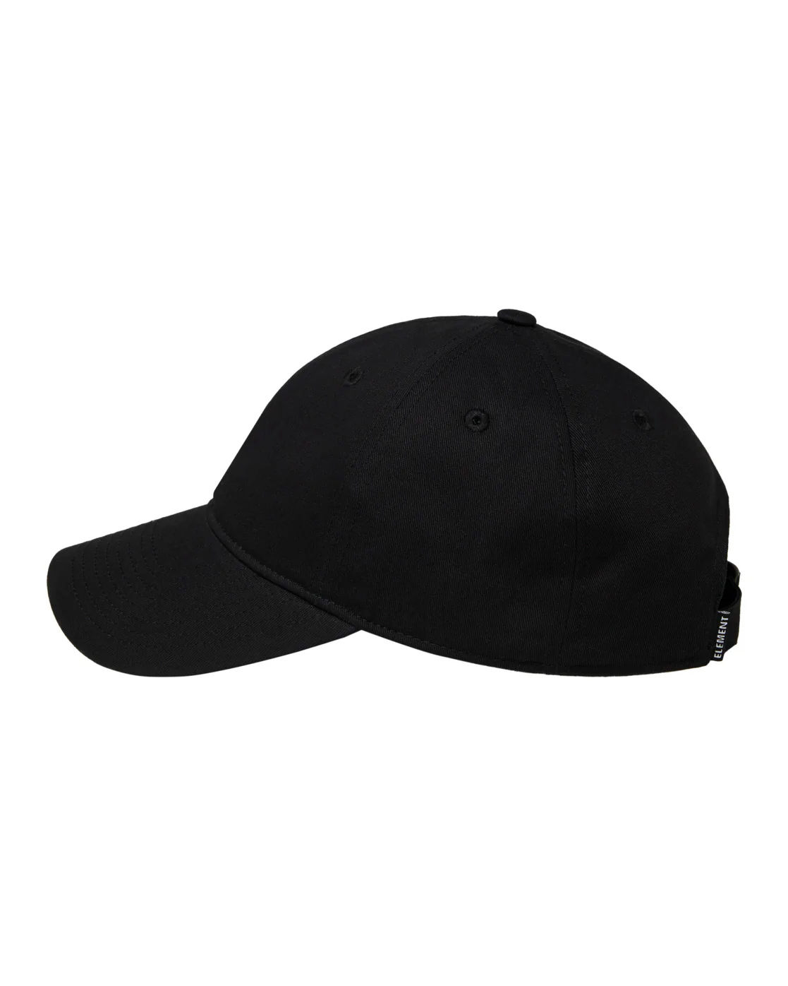 Element Unisex Icon Dad Twill Classic Cap Flint Black ELYHA00138-FBK - Image 4