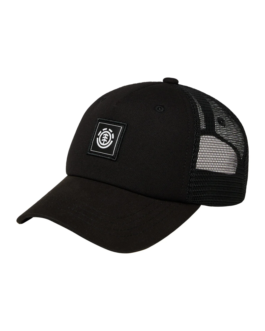 Element Unisex Icon Mesh Peak Trucker Cap Flint Black ELYHA00248-FBK