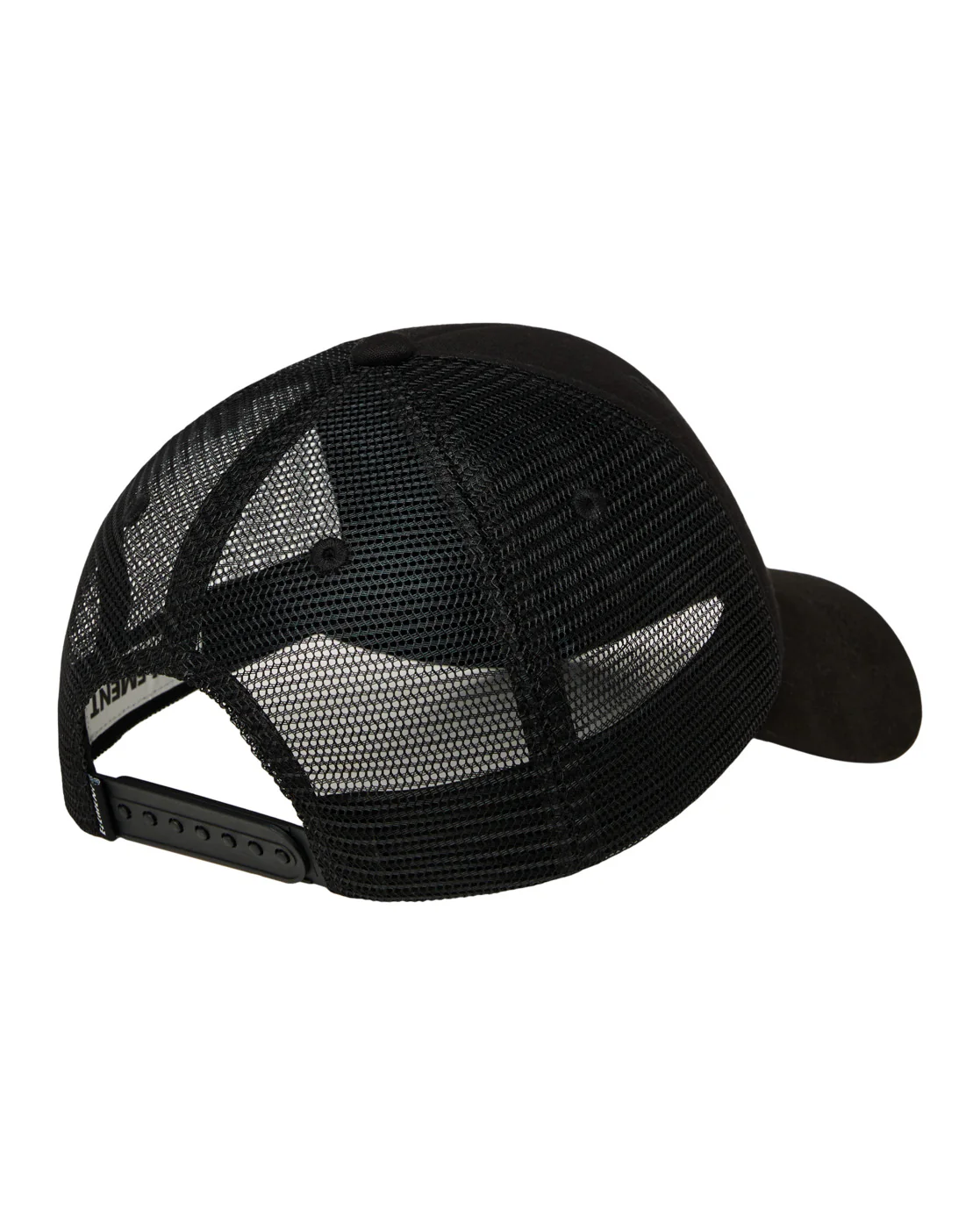 Element Unisex Icon Mesh Peak Trucker Cap Flint Black ELYHA00248-FBK - Image 2