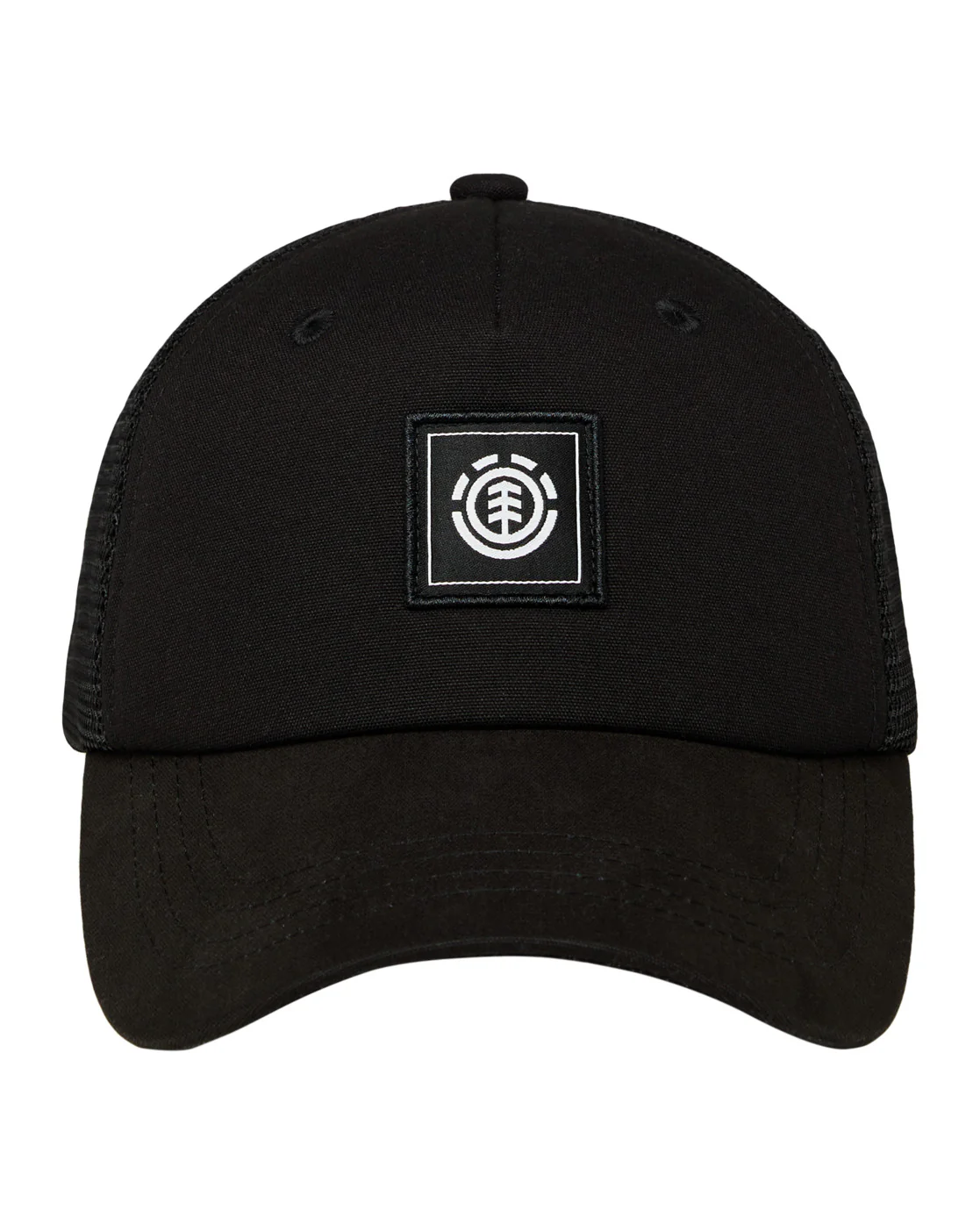 Element Unisex Icon Mesh Peak Trucker Cap Flint Black ELYHA00248-FBK - Image 4