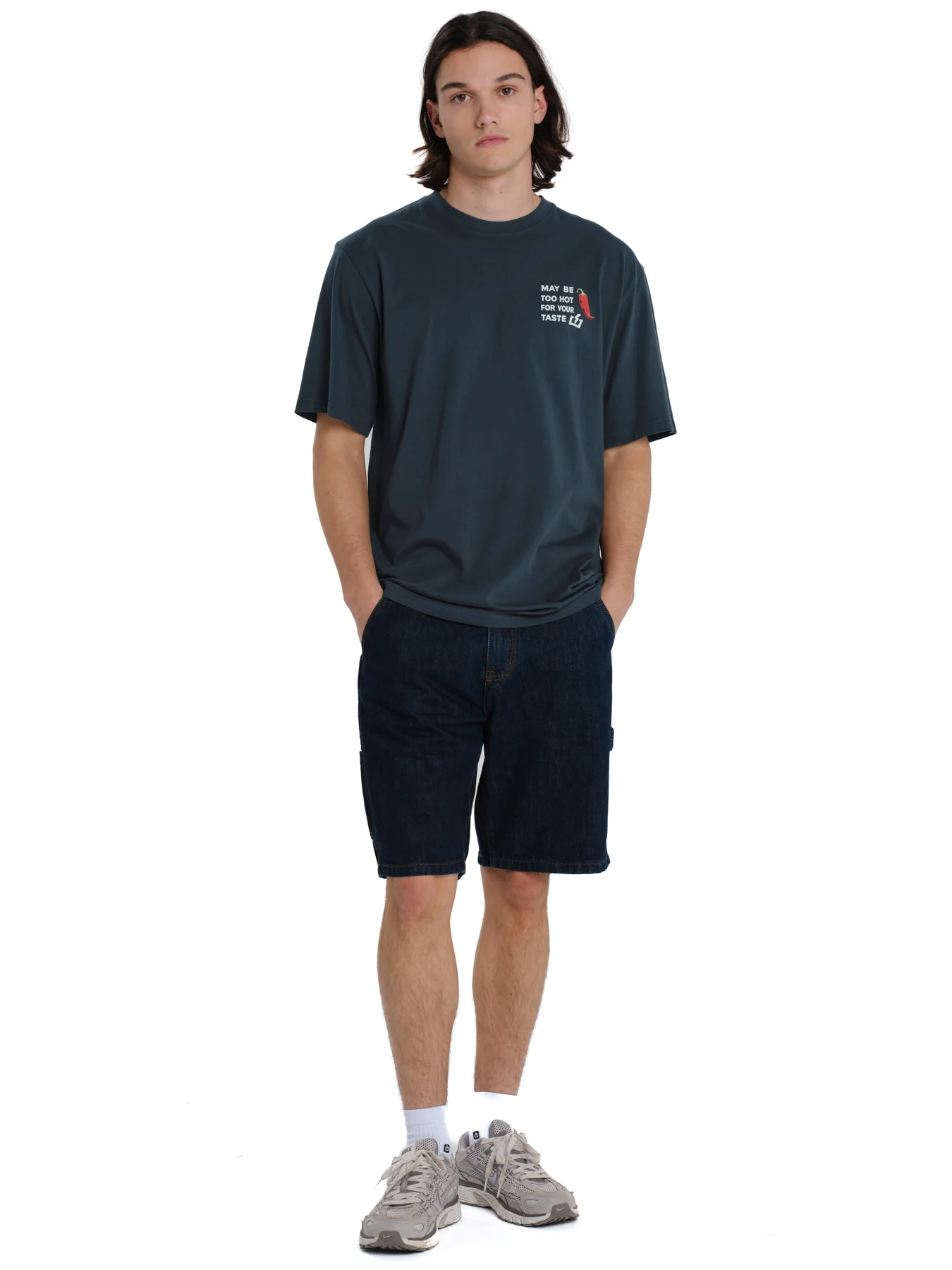 Emerson Men's "Chili" Short Sleeve T-shirt Teal Blue 261.EM33.38-Teal-Blue - Image 5