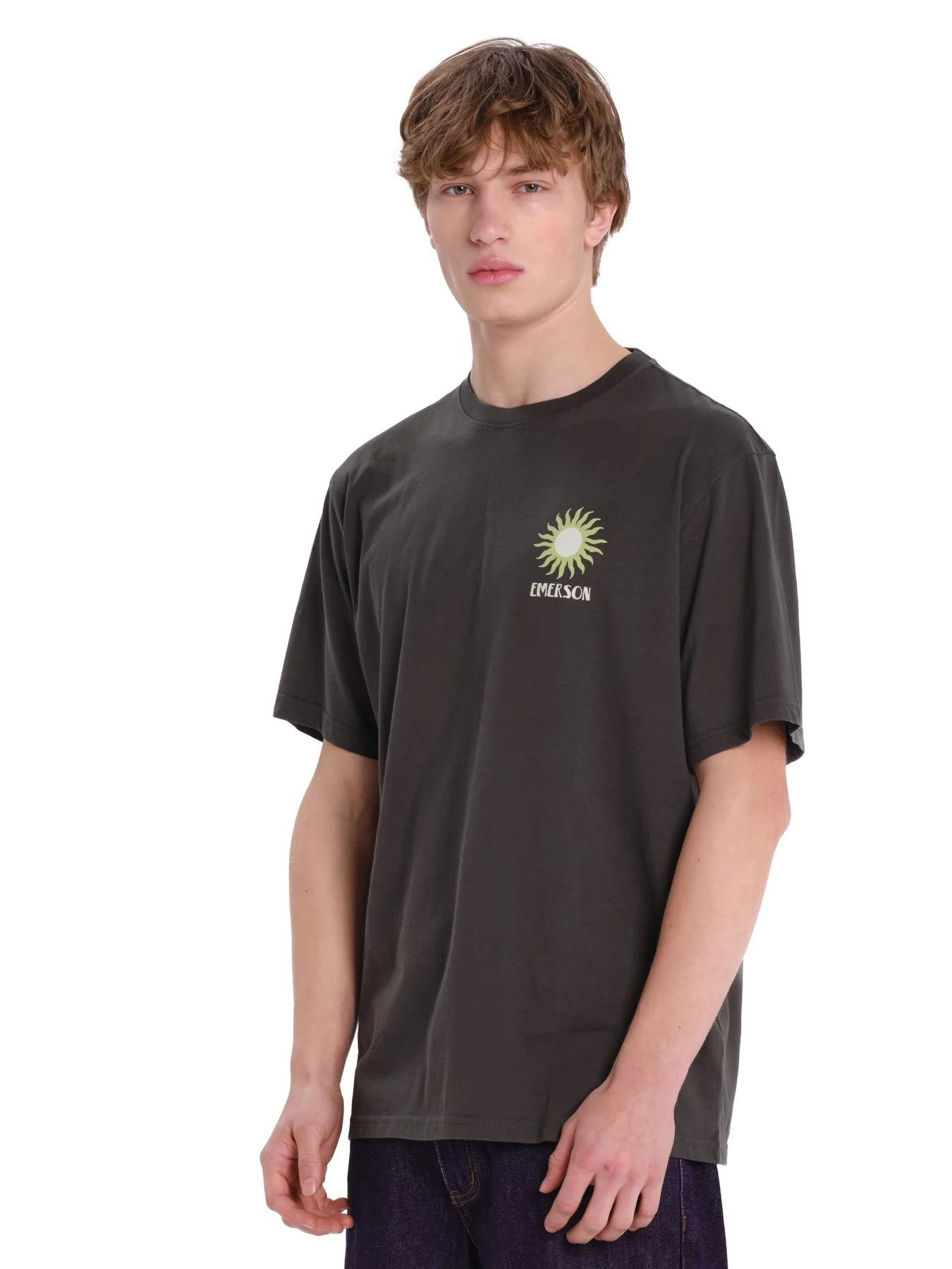Emerson Men's "Conscious Living" Short Sleeve T-shirt Charcoal 261.EM33.27-Charcoal - Image 4