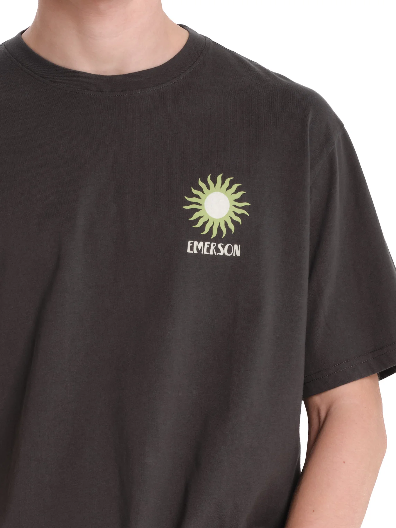 Emerson Men's "Conscious Living" Short Sleeve T-shirt Charcoal 261.EM33.27-Charcoal - Image 6